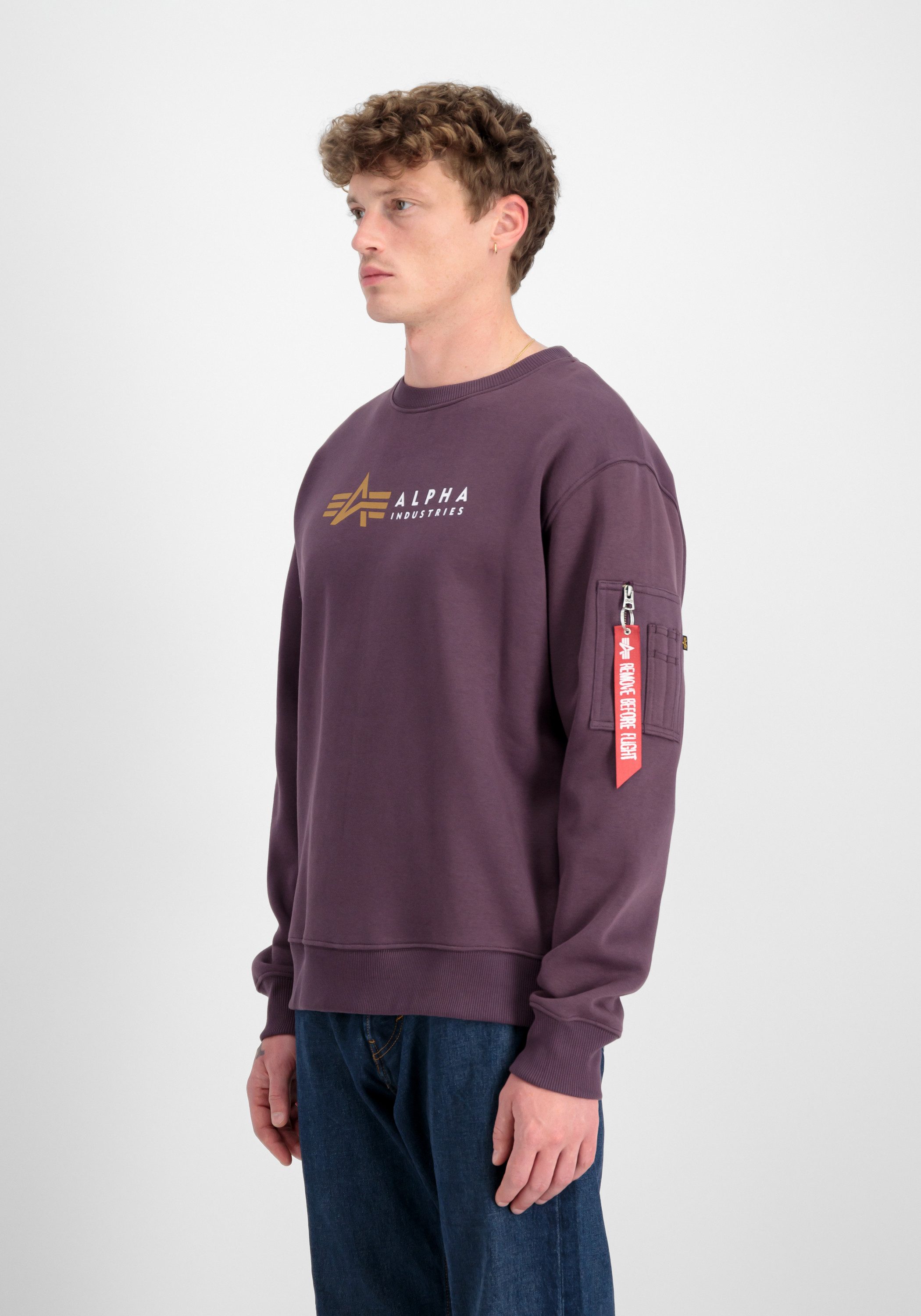 Alpha Industries Sweater Men Sweatshirts Alpha Label Sweater