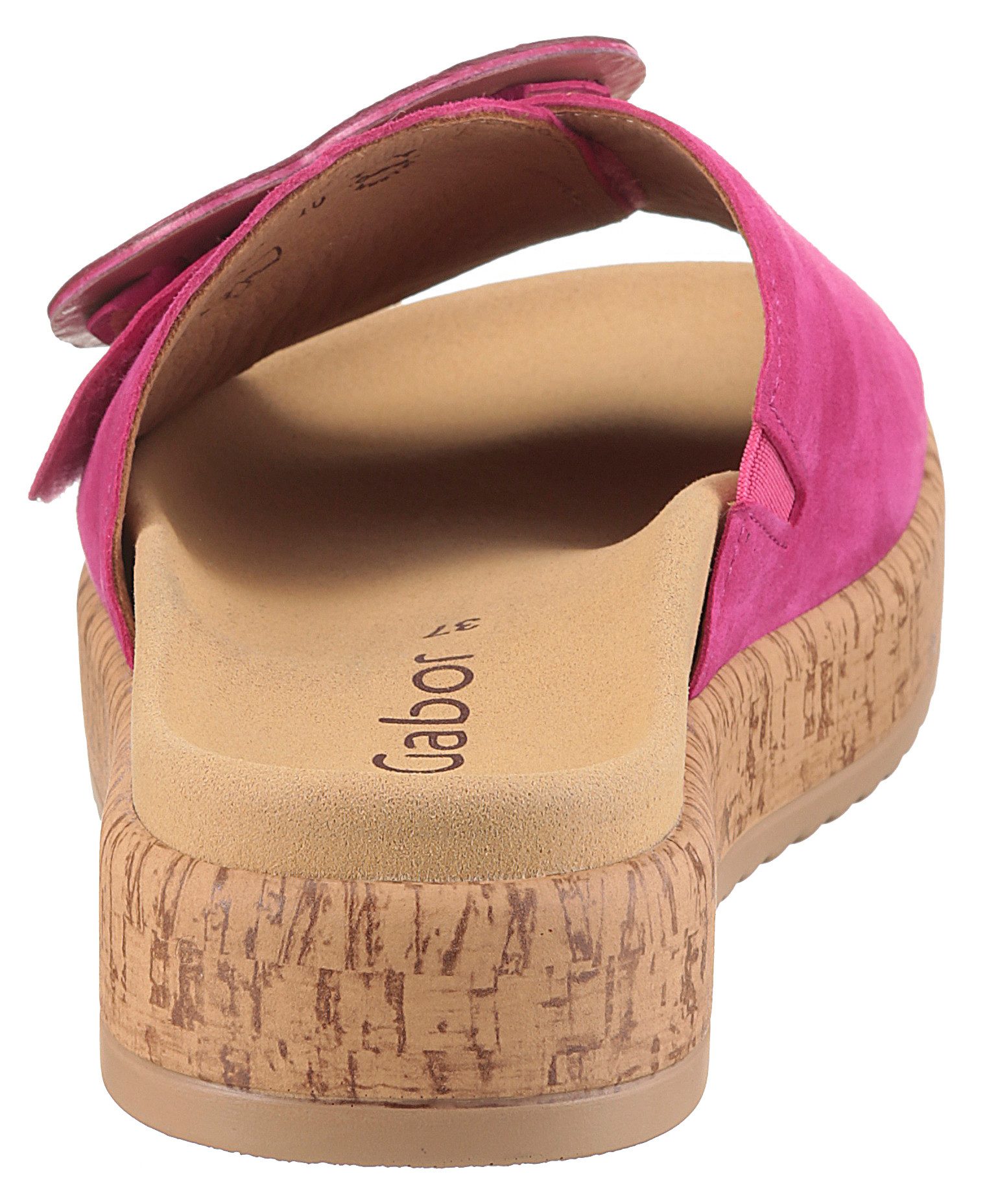 Gabor Slippers , plateau, zomerschoen, comfortabele schoen, best fitting voor goede pasvorm