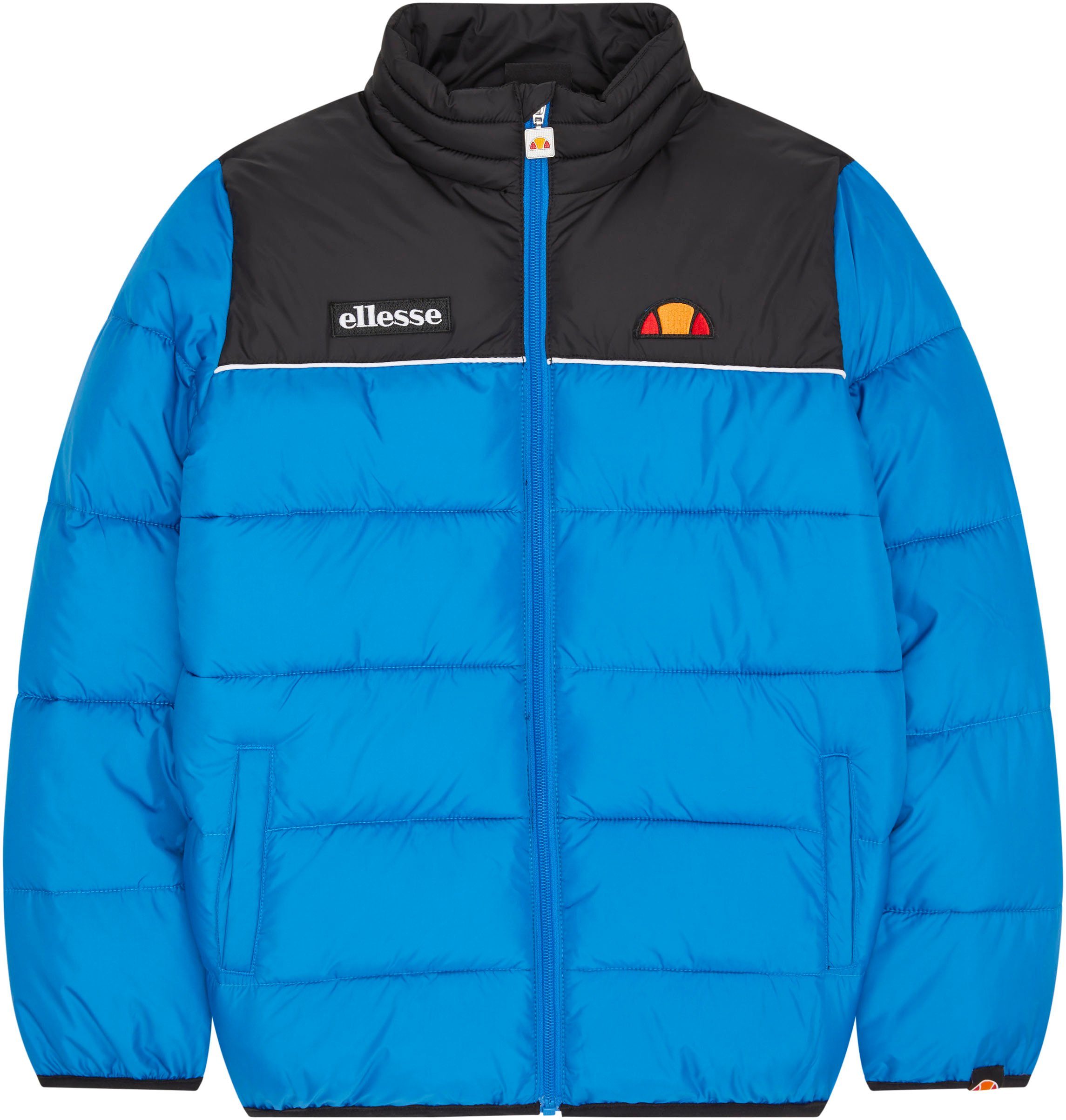 Ellesse gewatteerd jack blauw Outdoor jas Polyester Capuchon Meerkleurig 158-164