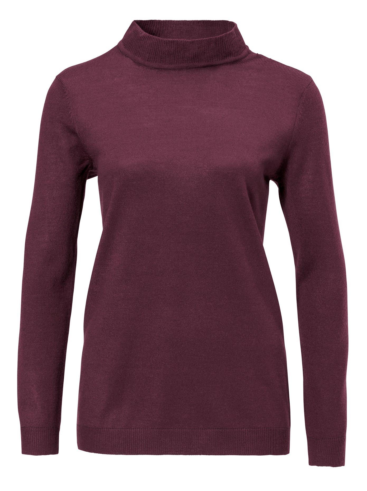 Classic Basics Trui met staande kraag Trui