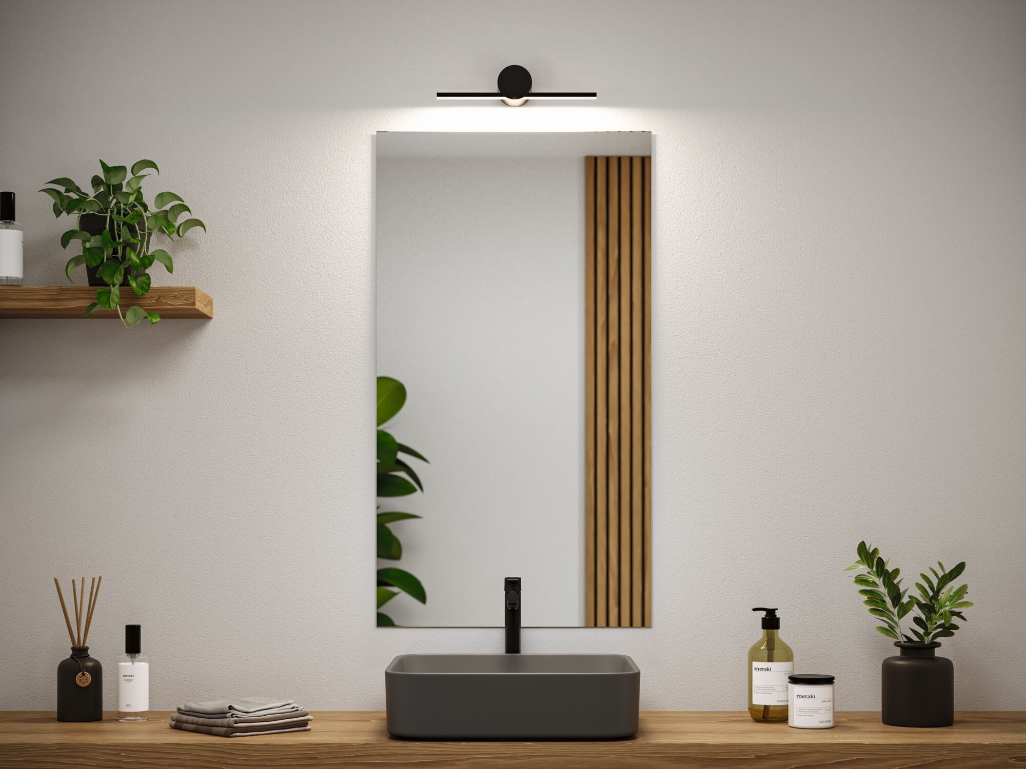 Paulmann Led-spiegellamp LED verlichtingspiegel Sava IP44 3000K 230V