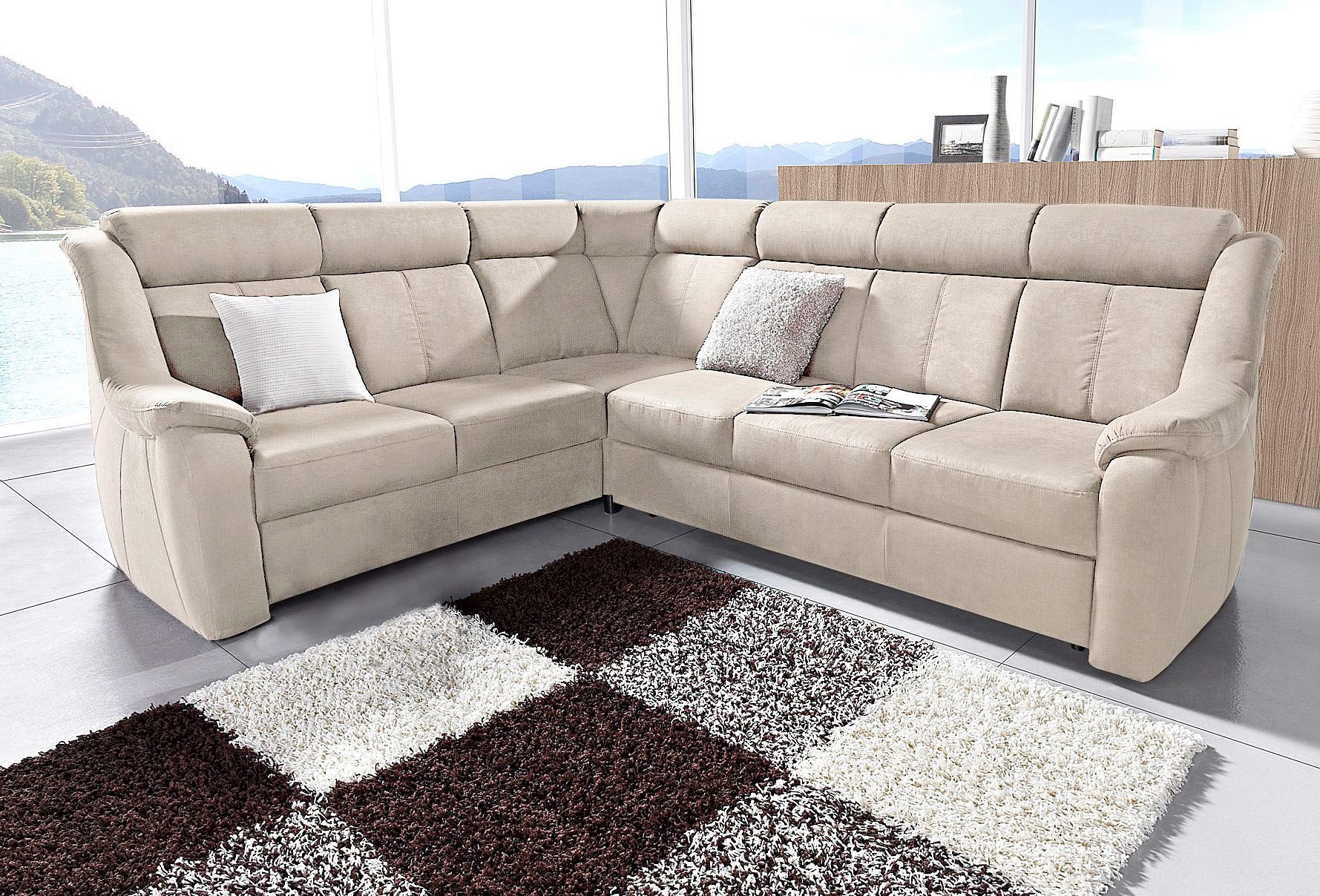 sit&more Hoekbank Basel L-vorm optioneel met relaxfunctie