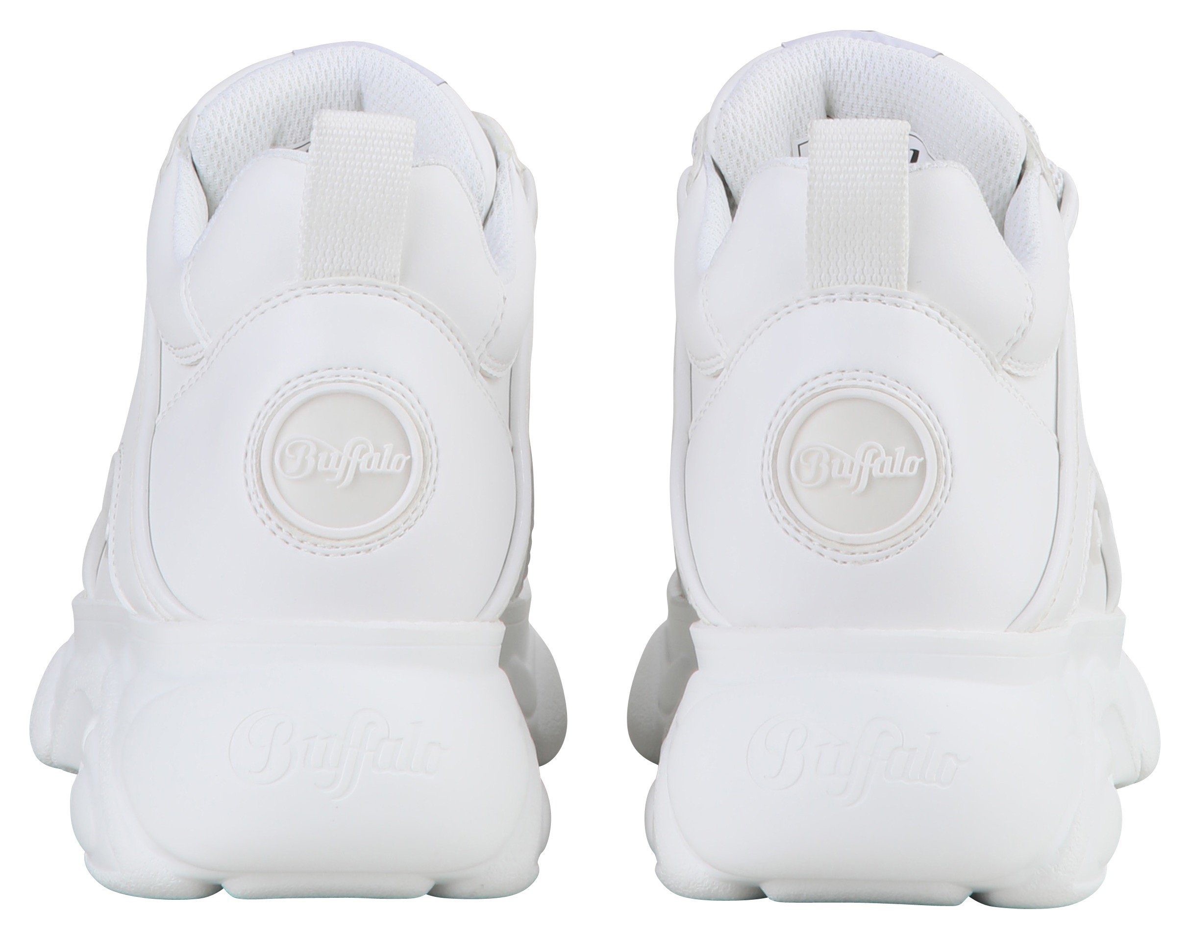 Buffalo Plateausneakers Corin veterschoen, vrijetijdsschoen, ugly sneaker met typische plateausool