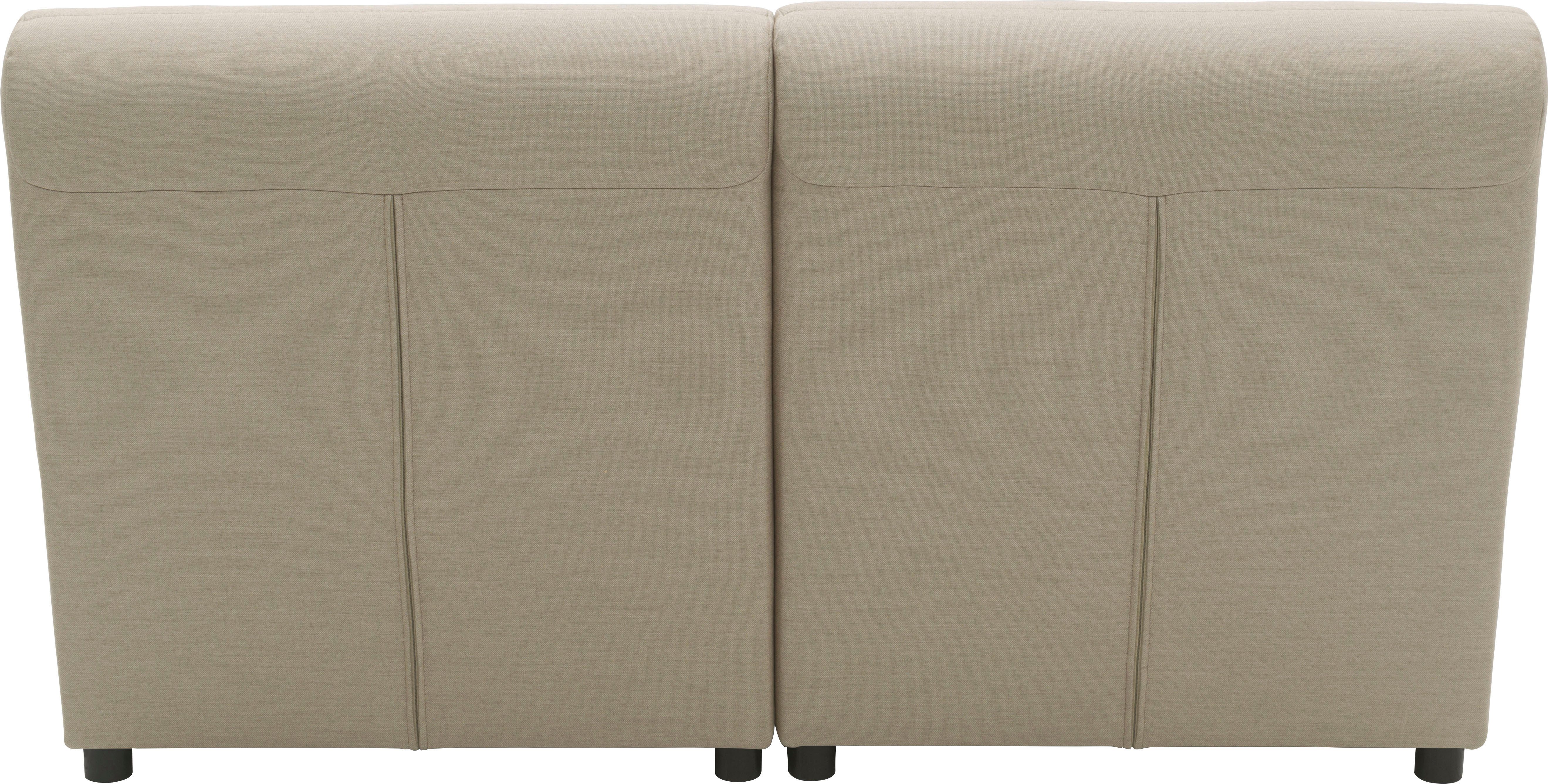 DOMO collection 2-zitsbank Soleil, onderhoudsvriendelijke en weerbestendige bekleding Buiten, bijzonder ontwerp en vormgeving, individueel uitbreidbaar