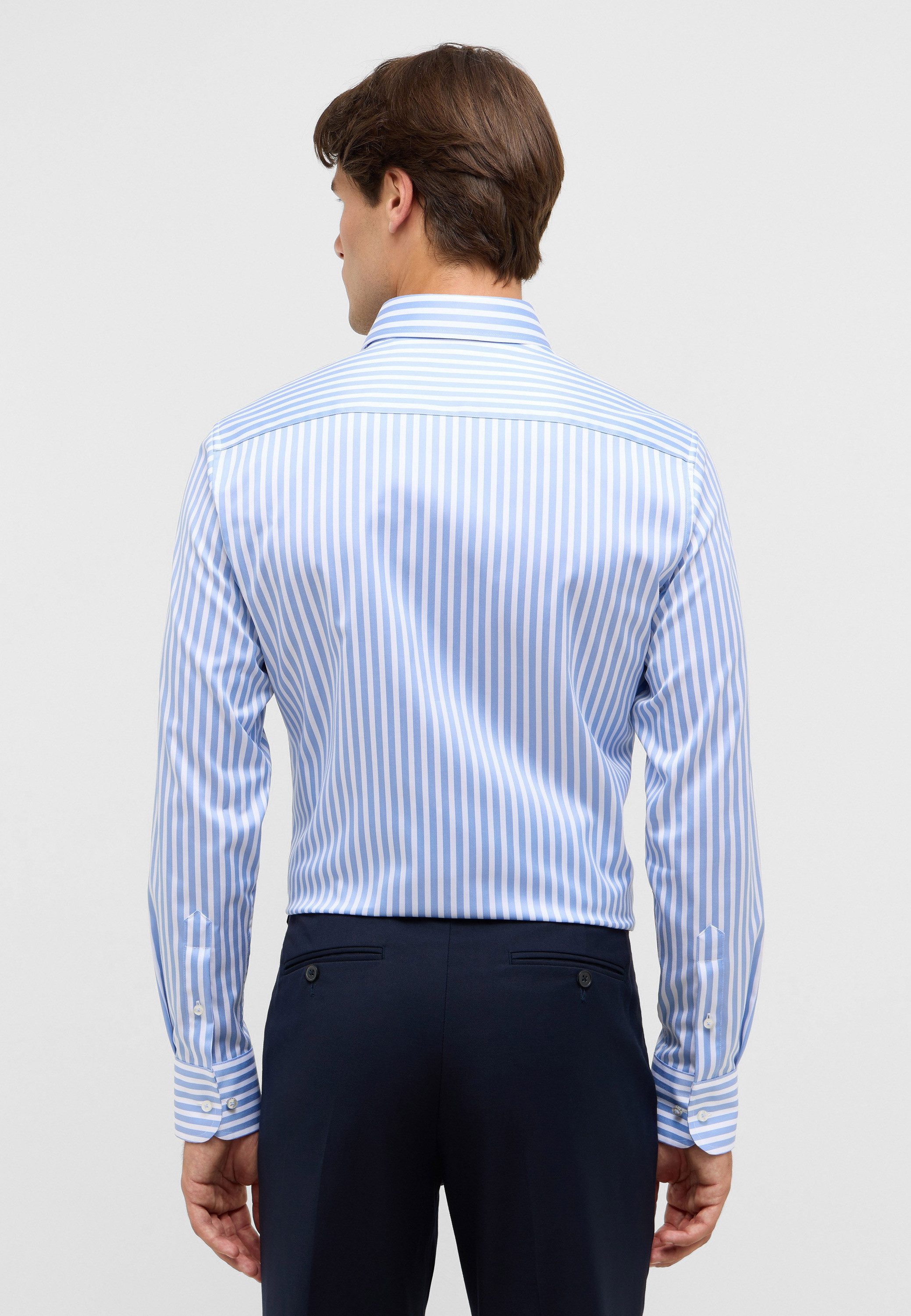 Eterna Overhemd met lange mouwen Slim fit NON IRON (strijkvrij)