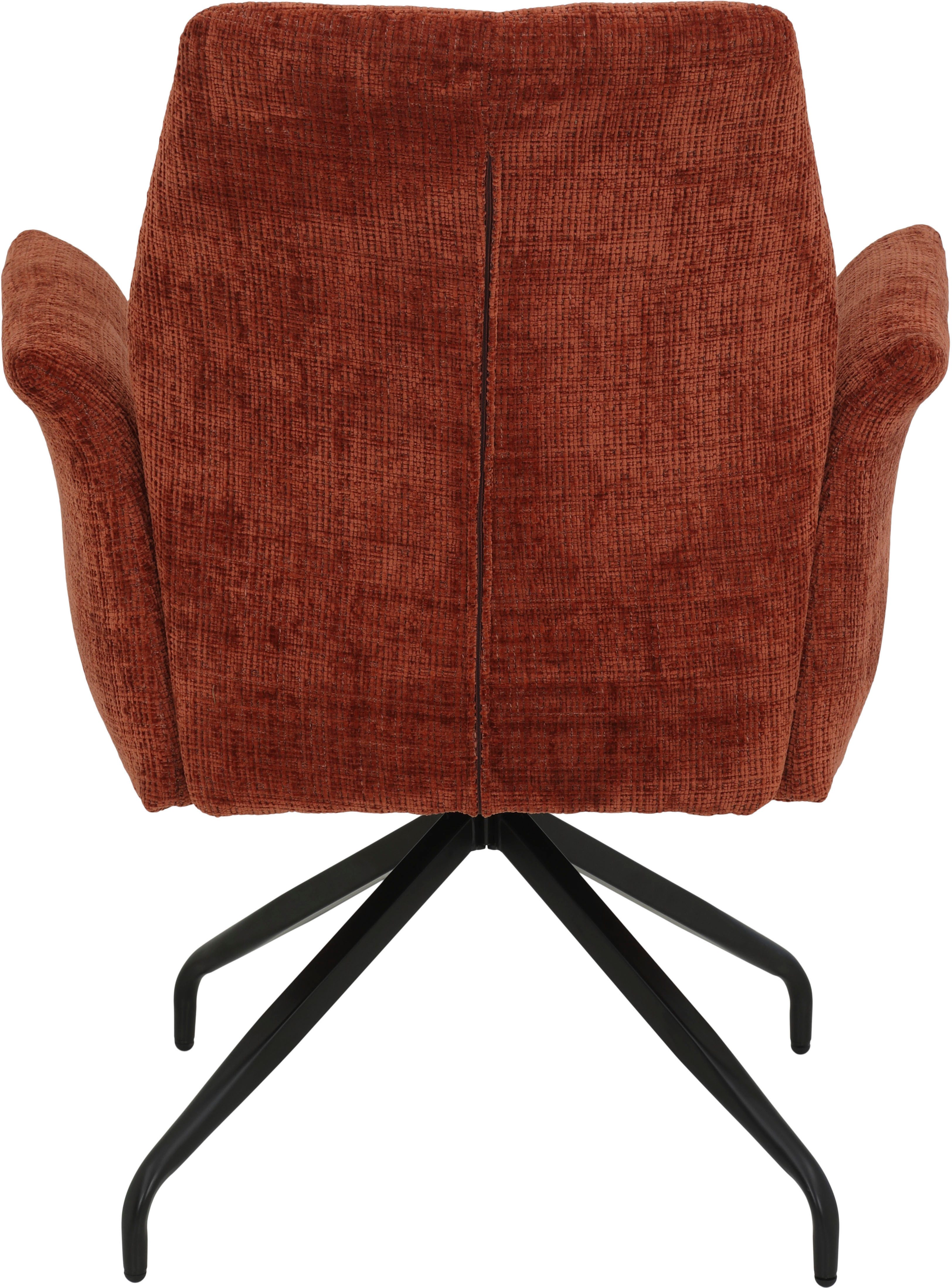 HELA Eetkamerstoel Viktoria Comfortstoel met veren, 360 graden draaibaar, armleuningstoel (set, 4 stuks)