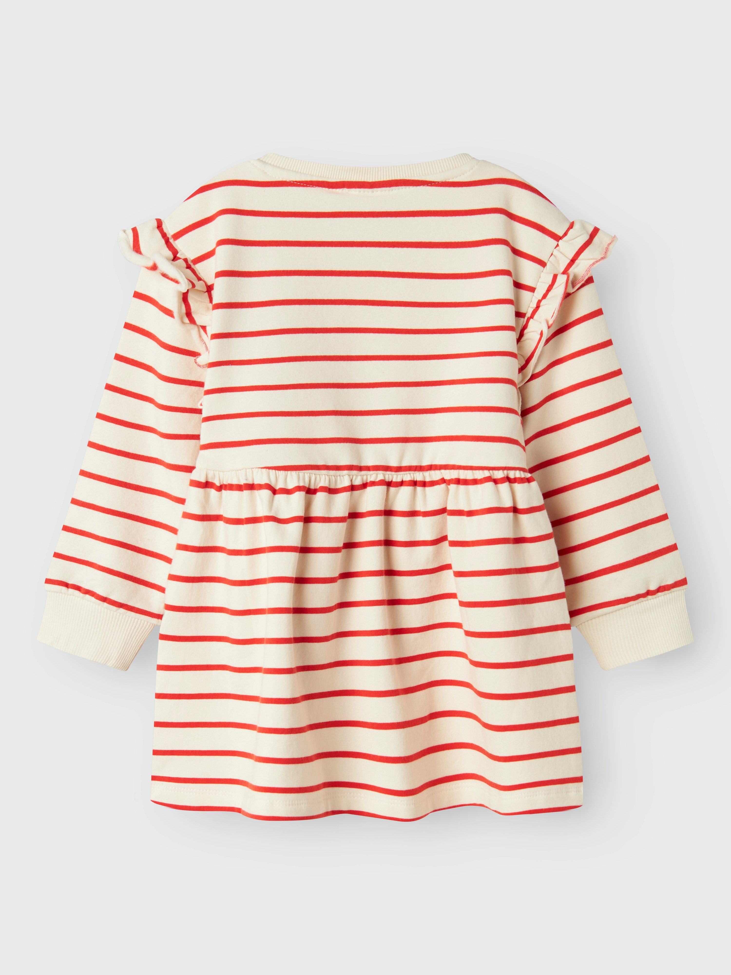 Name It Mini-jurk NMFTORINA NREG SWE DRESS BRU PB