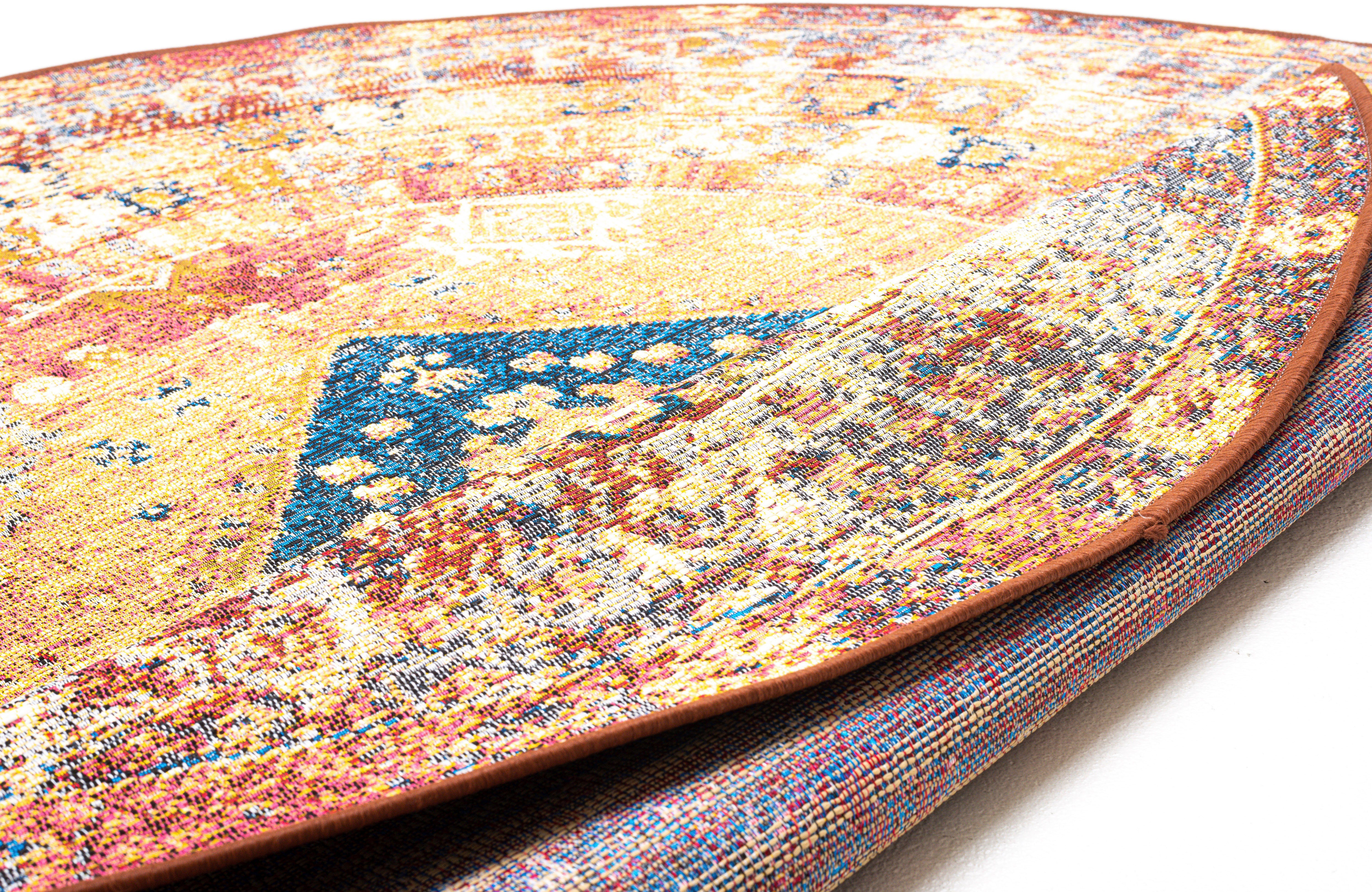 TOM TAILOR HOME Vloerkleed Funky Outdoor Orient Two Platweefsel, oriënt-look, geschikt voor binnen en buiten, woonkamer