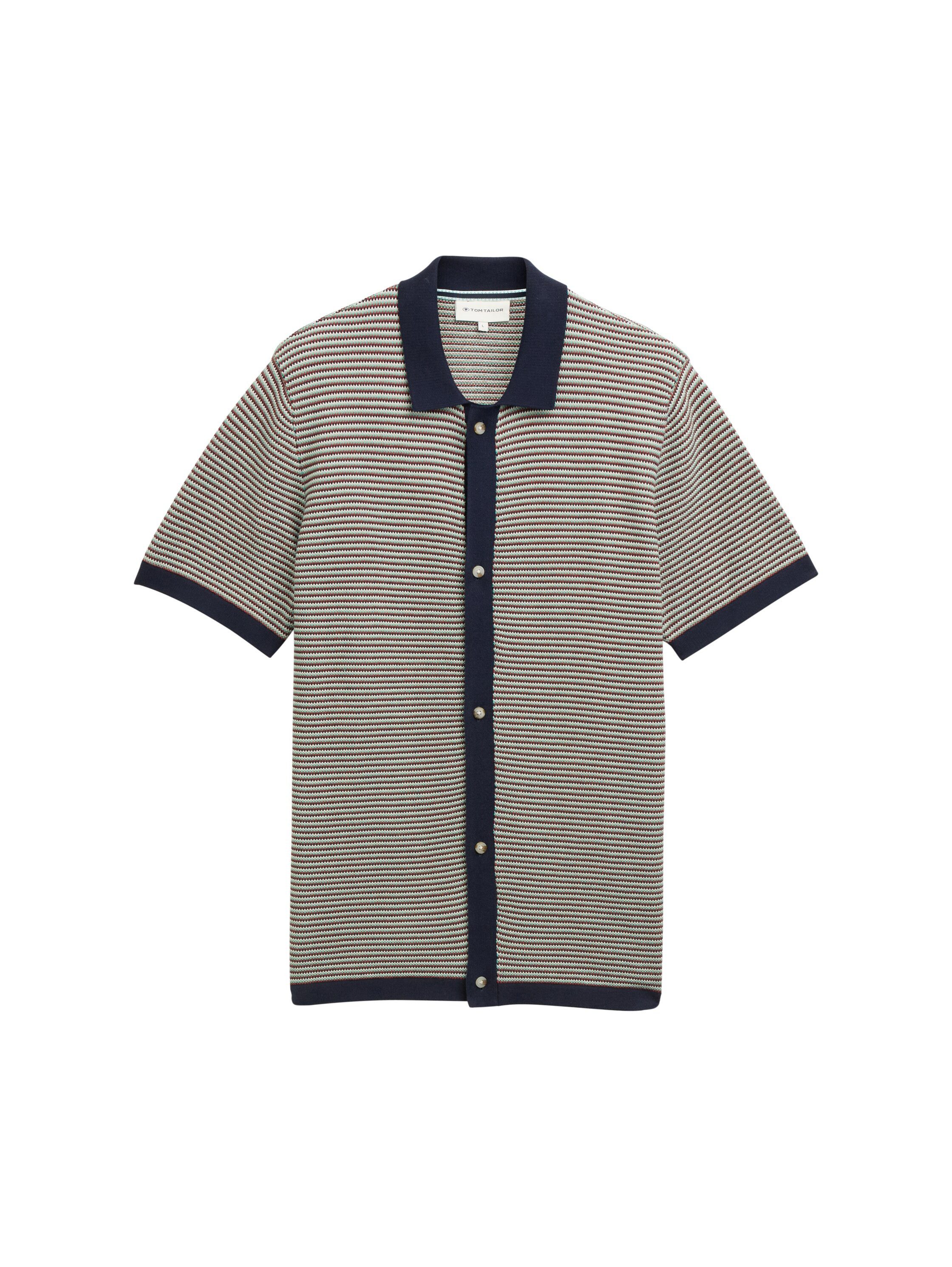 Tom Tailor Vest met gestreept patroon