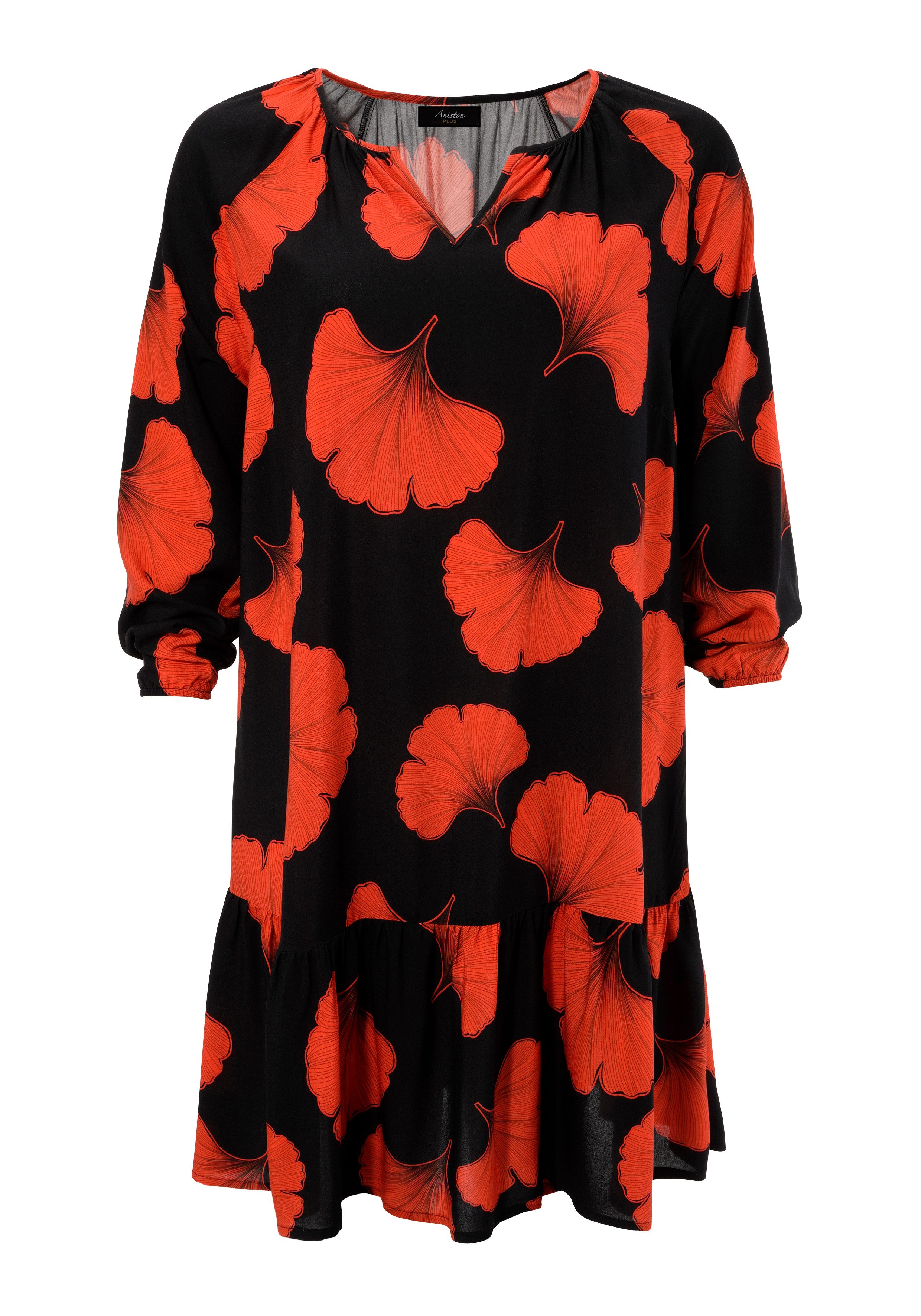 Aniston PLUS Zomerjurk Met grootbloemige print