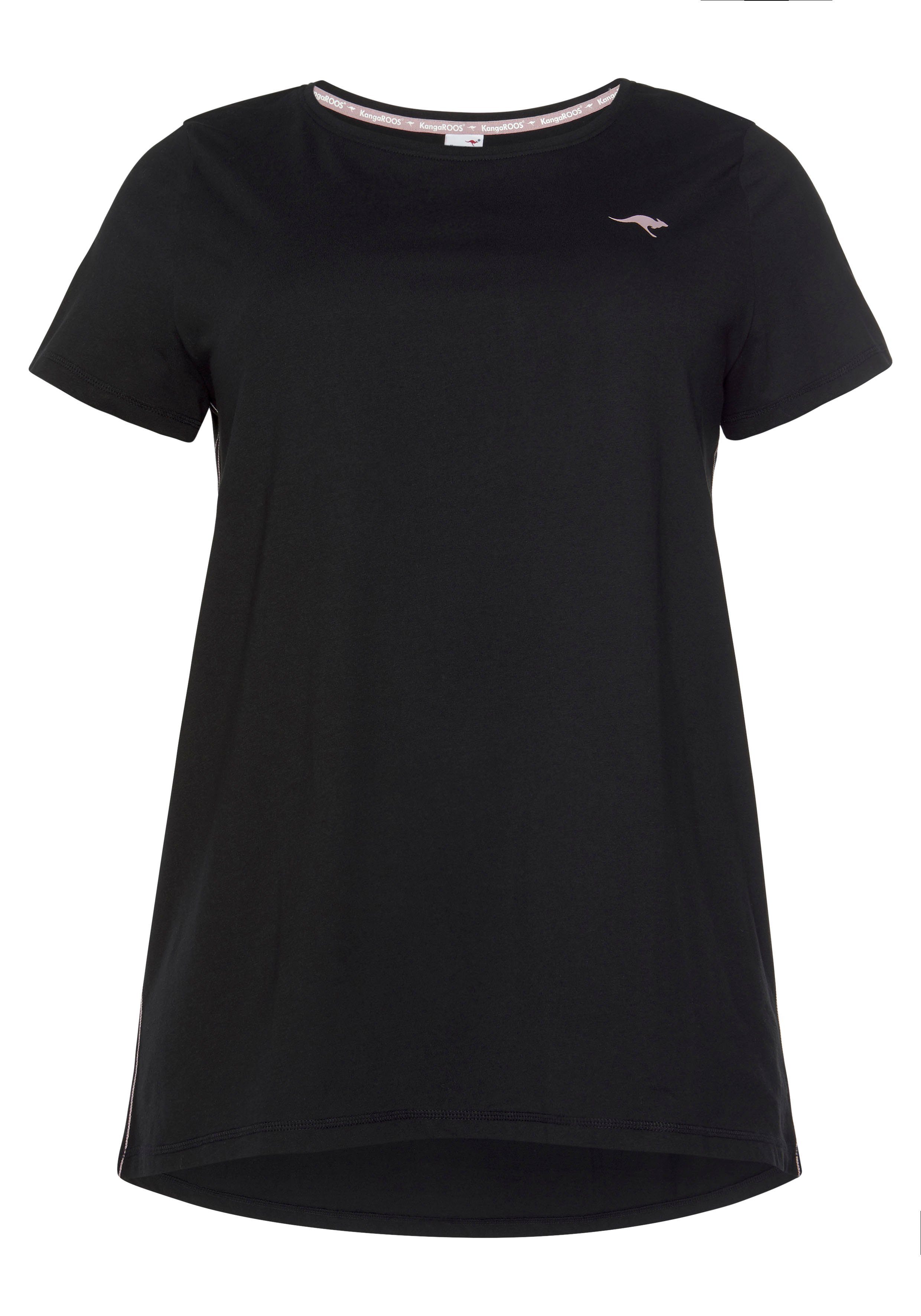 KangaROOS Lang shirt Korte mouw, figuuraccentuerende pasvorm (2-delig, Set van 2)