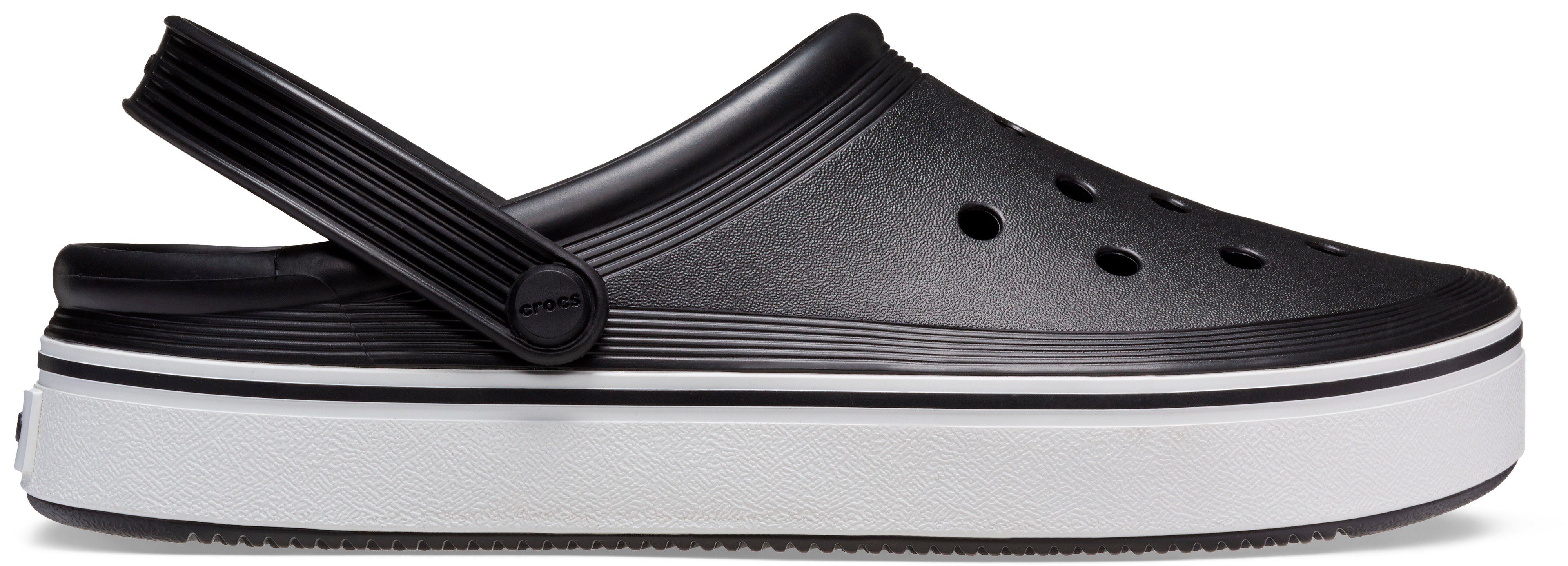 Crocs Clogs Crocband Clean Clog met beweegbaar hielriempje unisex clogs maat 38 EU zwart