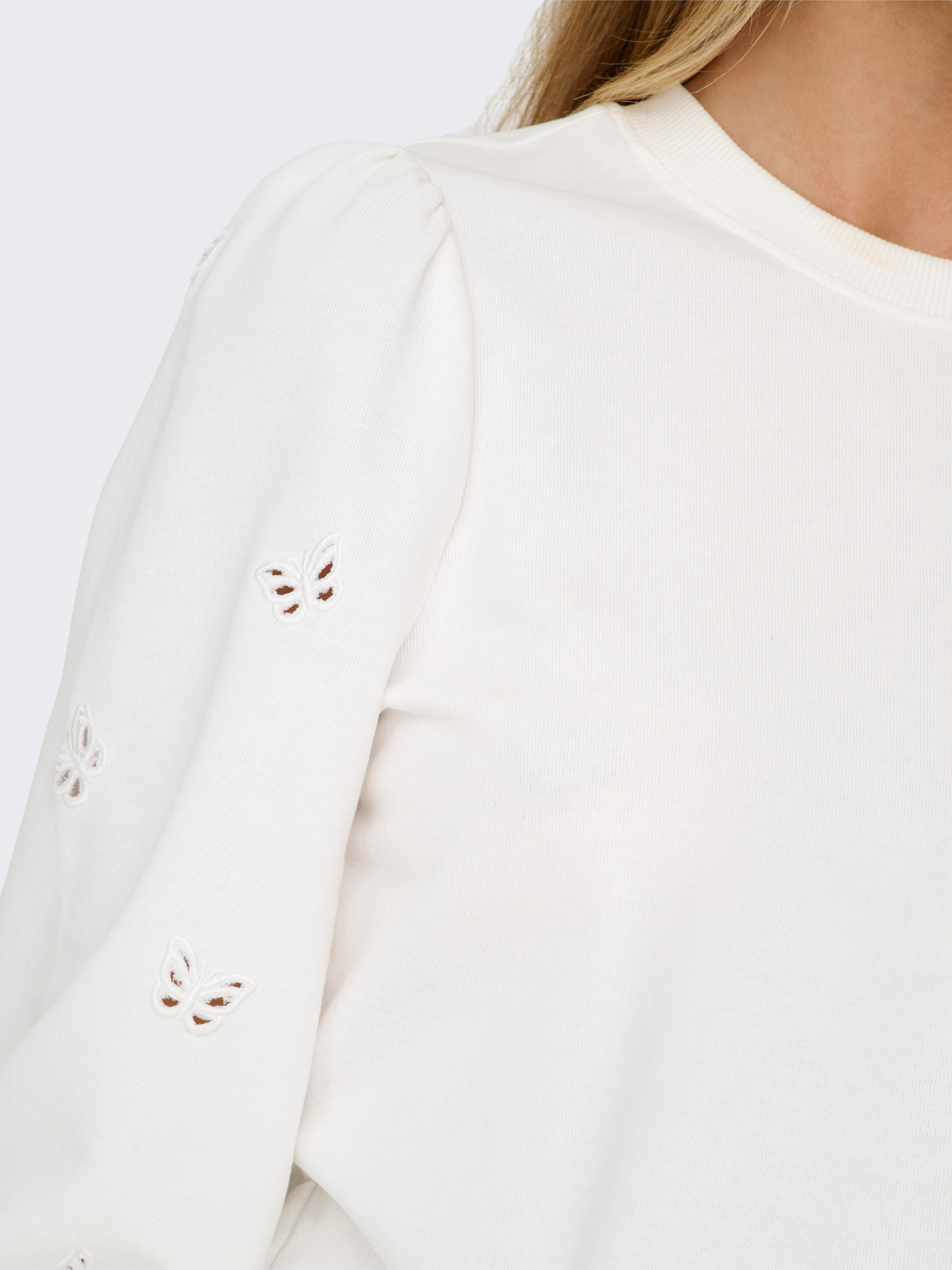 Only Sweatshirt ONLFEMME L/S PUFF EMBROIDERY UB SWT