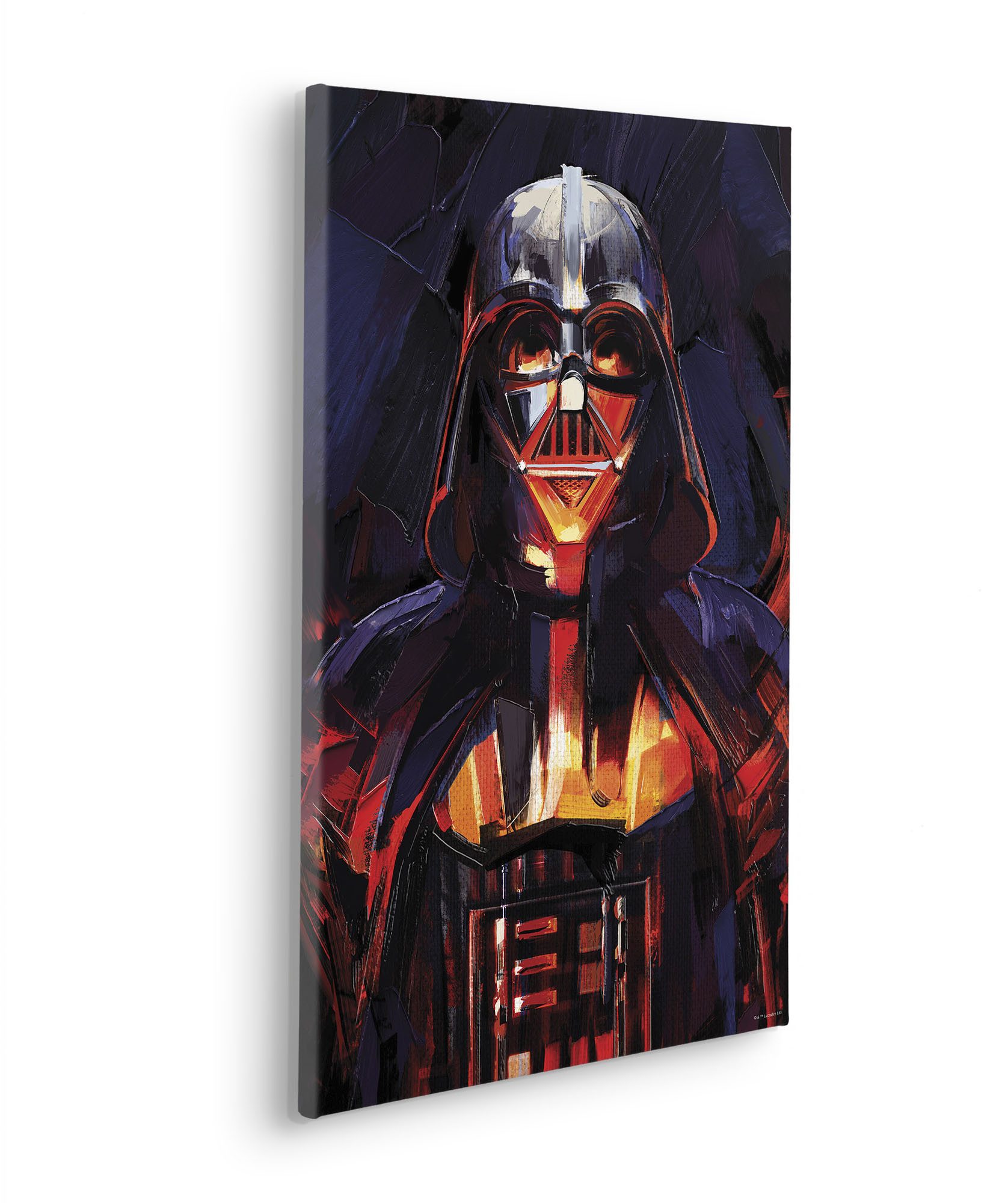 Komar Artprint op linnen Star Wars Darth Vader Flaming 400 x 260 cm (breedte x hoogte) - behang, vlies, woonkamer, slaapkamer (1 stuk)