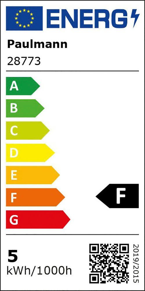 Paulmann Led-verlichting G95 Fantastische Kleuren 470lm 2700K 230V 2.700K dimbaar (1 stuk)