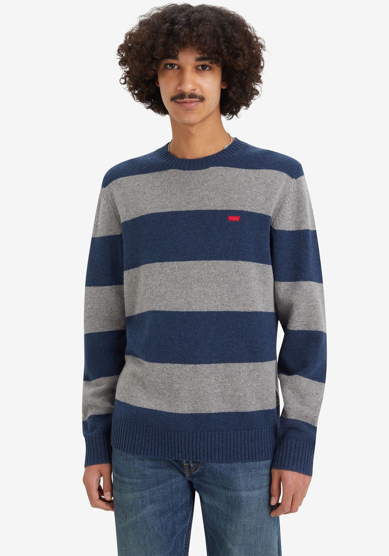 Levi's® Gebreide trui ORIGINAL HM SWEATER met gestreept patroon