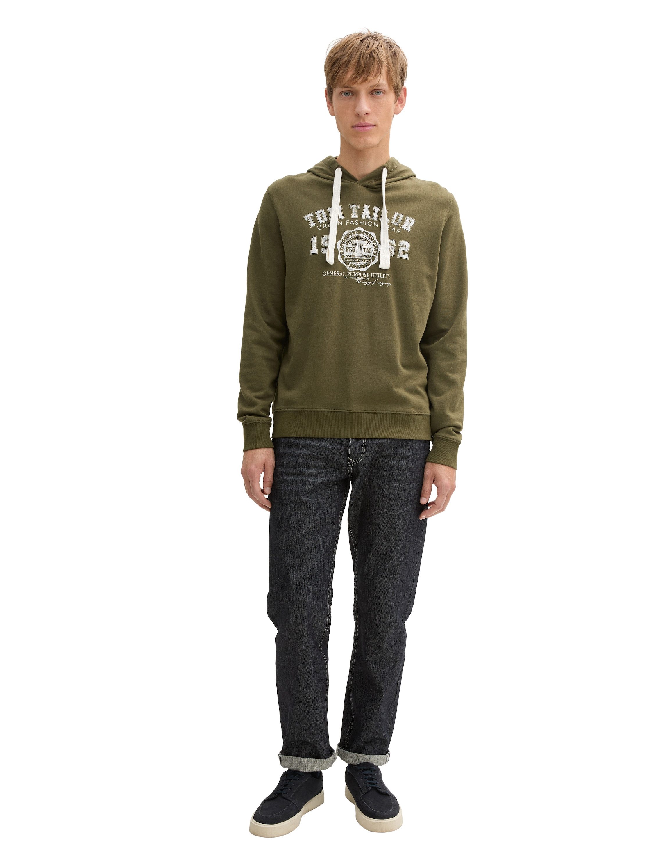 Tom Tailor Hoodie met logoprint
