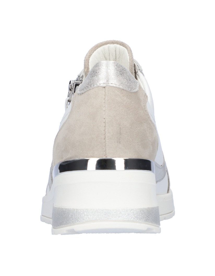 Waldläufer Sneakers met sleehak H-Clara , veterschoenen, lage schoen, comfortabele schoen, met uitneembaar voetbed