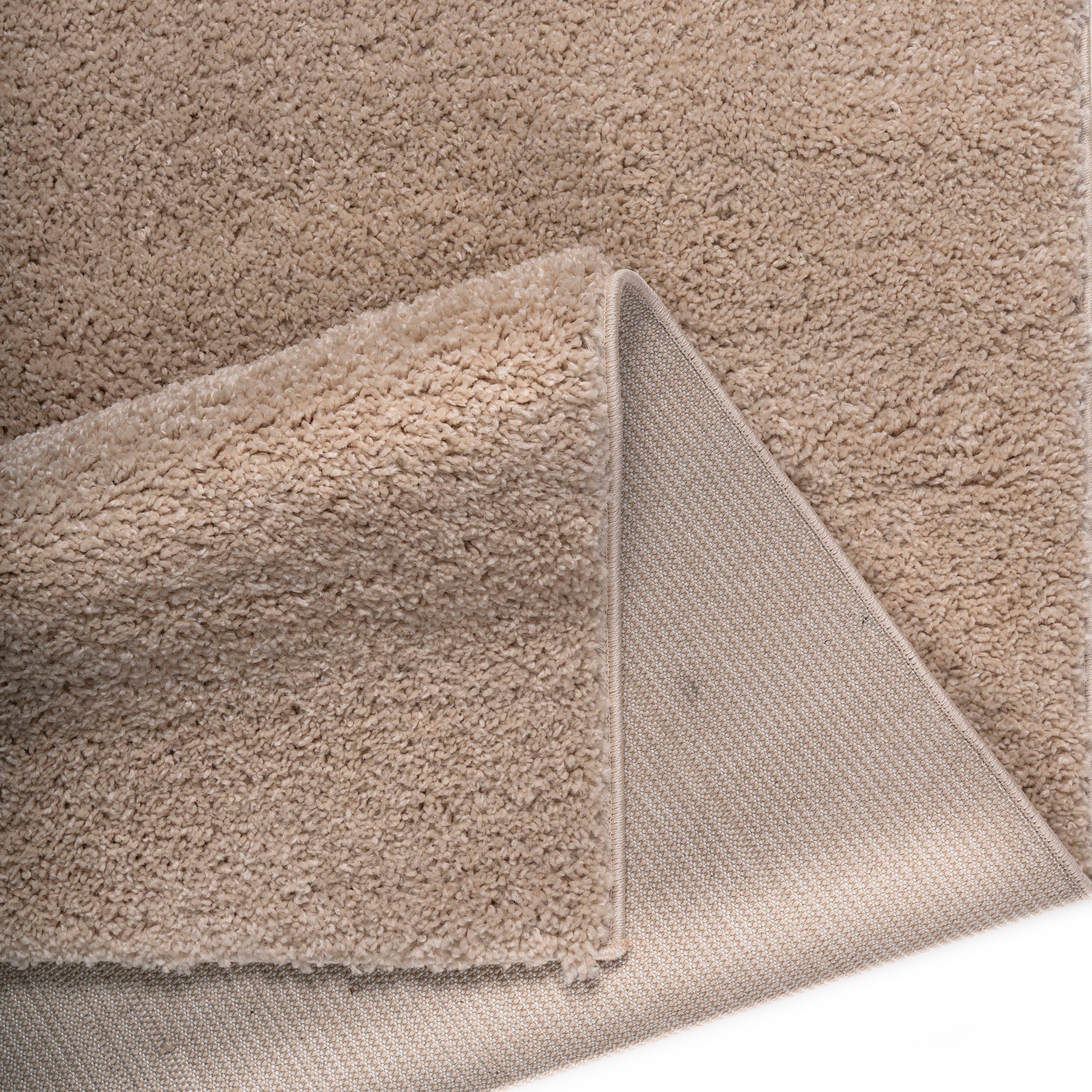 Bruno Banani Hoogpolig vloerkleed Shaggy Soft geweven, uni kleuren, bijzonder zacht en knuffelig, klantenfavoriet