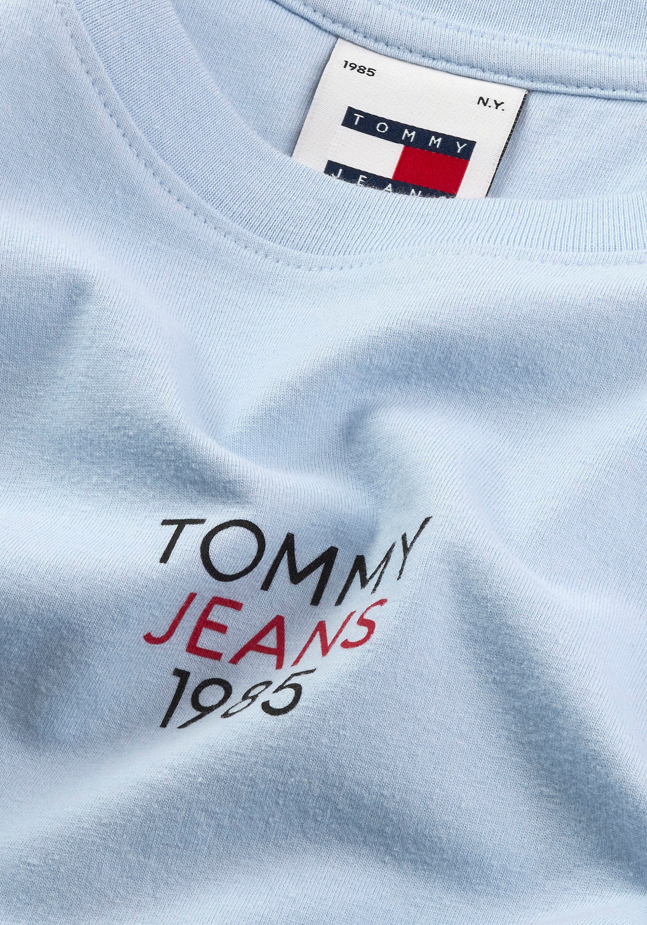 TOMMY JEANS T-shirt Slim Essential Logo T-shirt van jersey met korte mouwen en logoprint, katoenmix