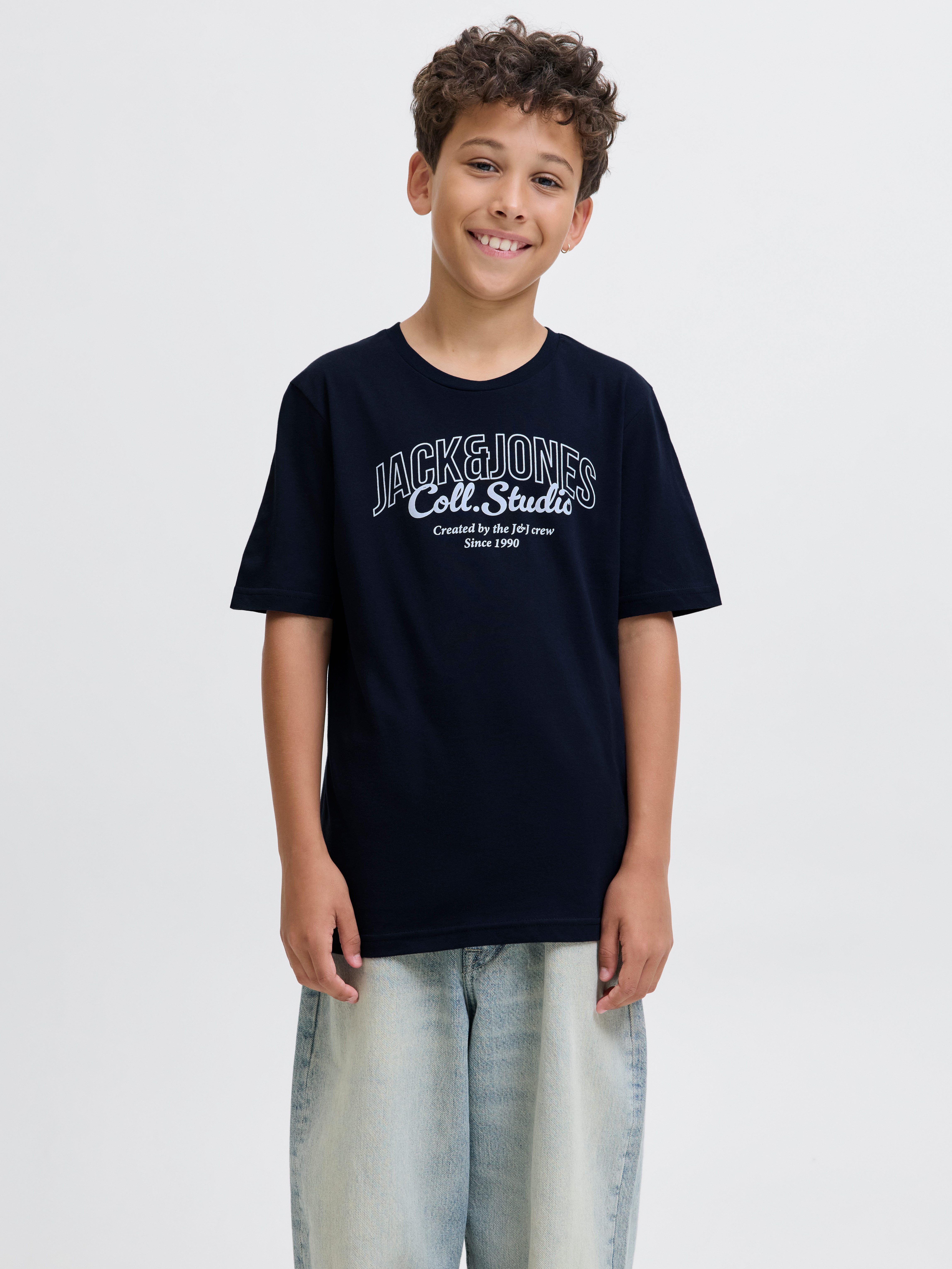 Jack & Jones Junior T-shirt JJMAKOTO TEE SS CREW NECK 5PK MP JNR (set, 5-delig)