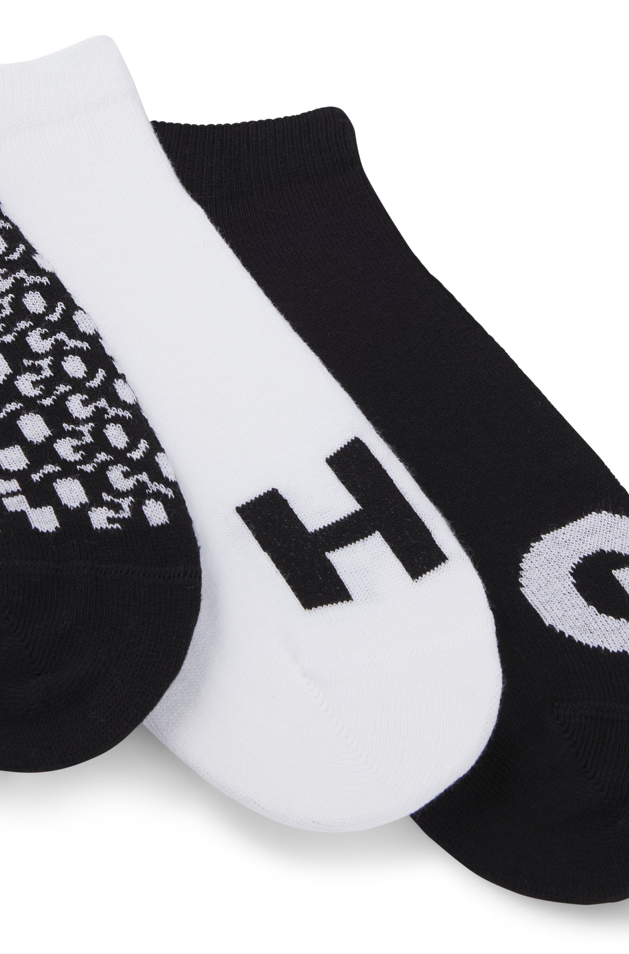 HUGO underwear Vrijetijdssokken 3P AS UNI LOGO CC W (Set van 3)
