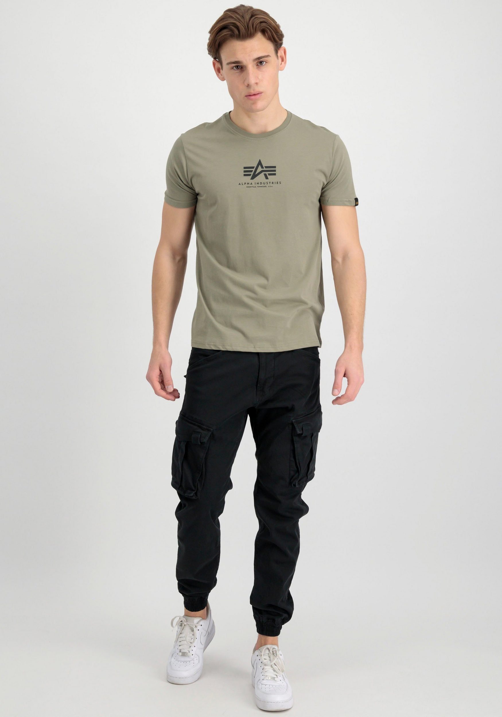 Alpha Industries Shirt met ronde hals Basic T ML