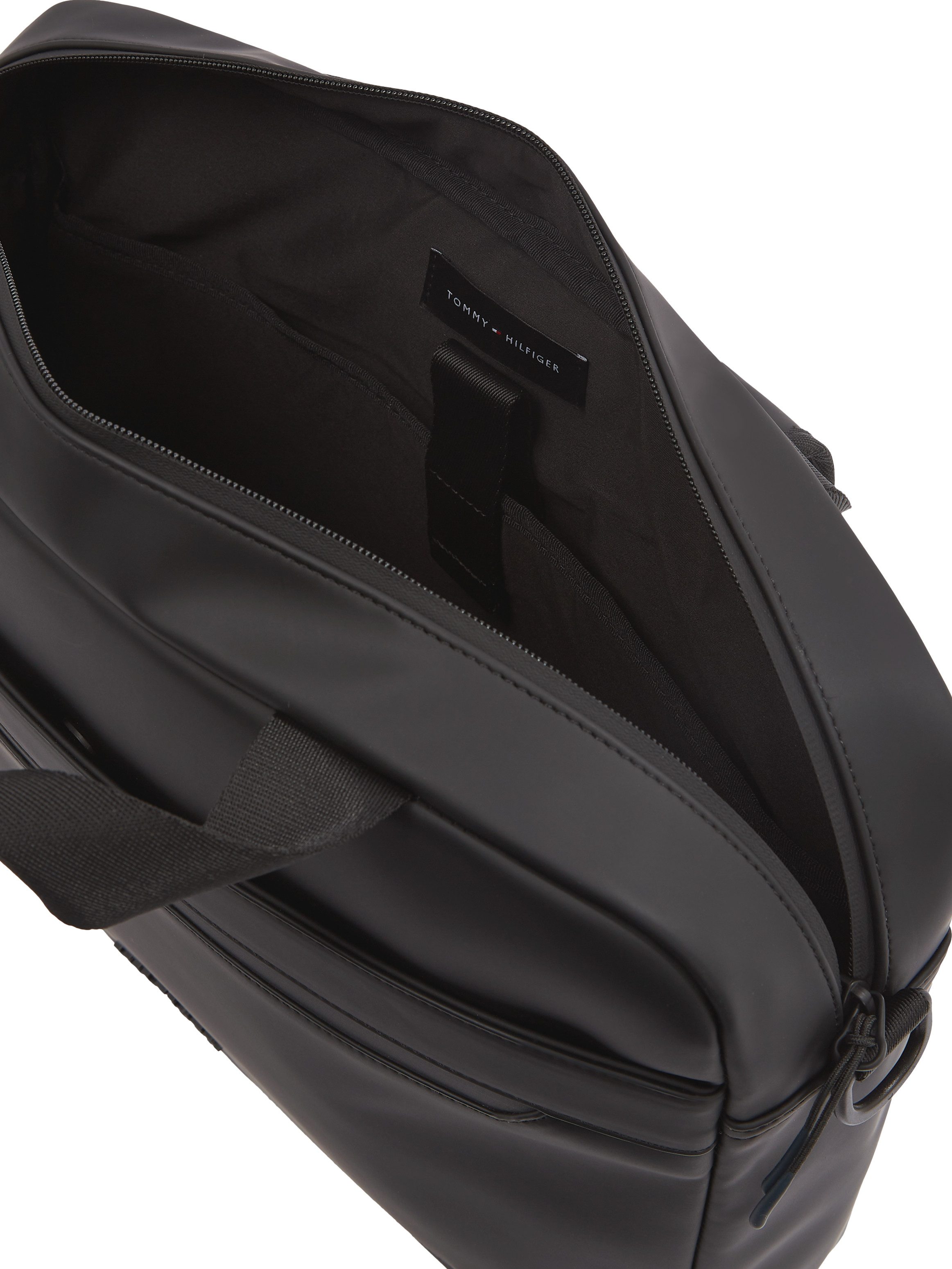 Tommy Hilfiger Laptoptas TH SEASONAL COMPUTER BAG , heren messenger bag, handtas met veel opbergruimte