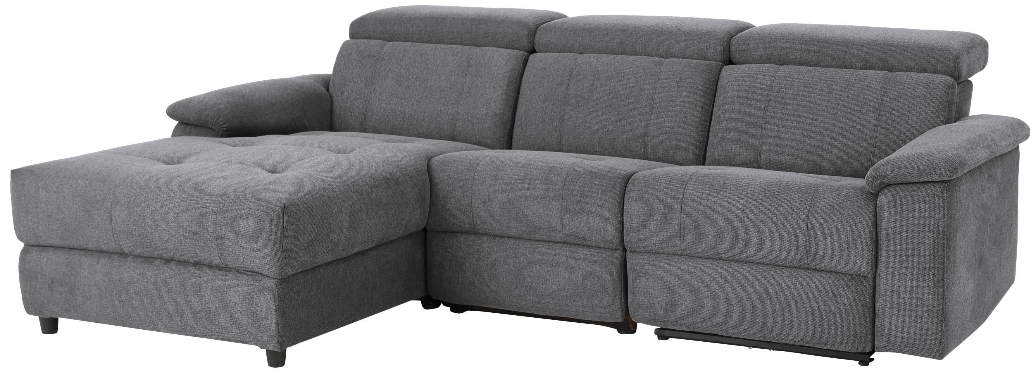 Home affaire Hoekbank Binado, L-vorm, met handmatige of elektrische relaxfunctie met usb-aansluiting