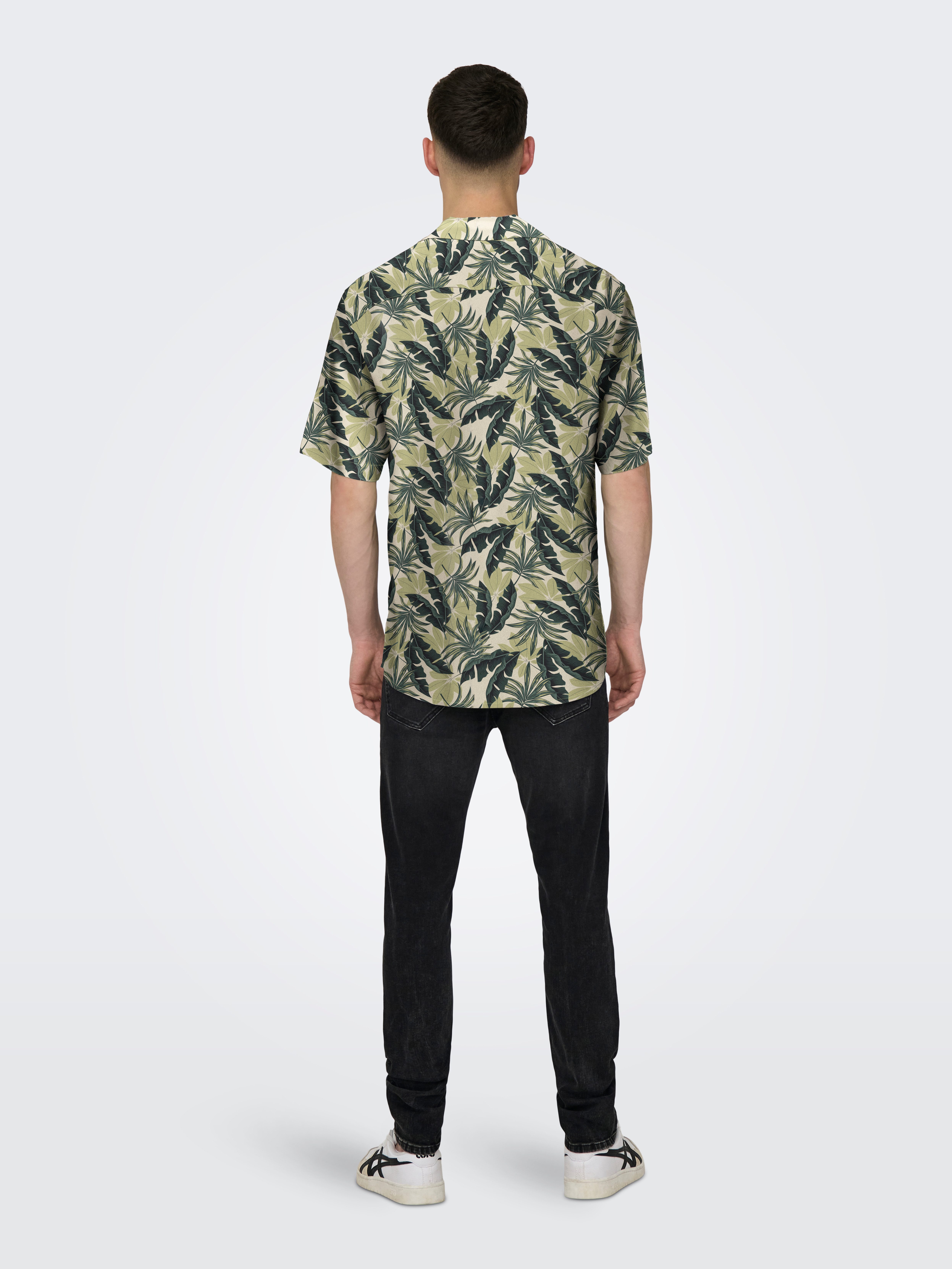ONLY & SONS Hawaï-overhemd ONSWAYNE LIFE AOP SS VISCOSE SHIRT NOOS