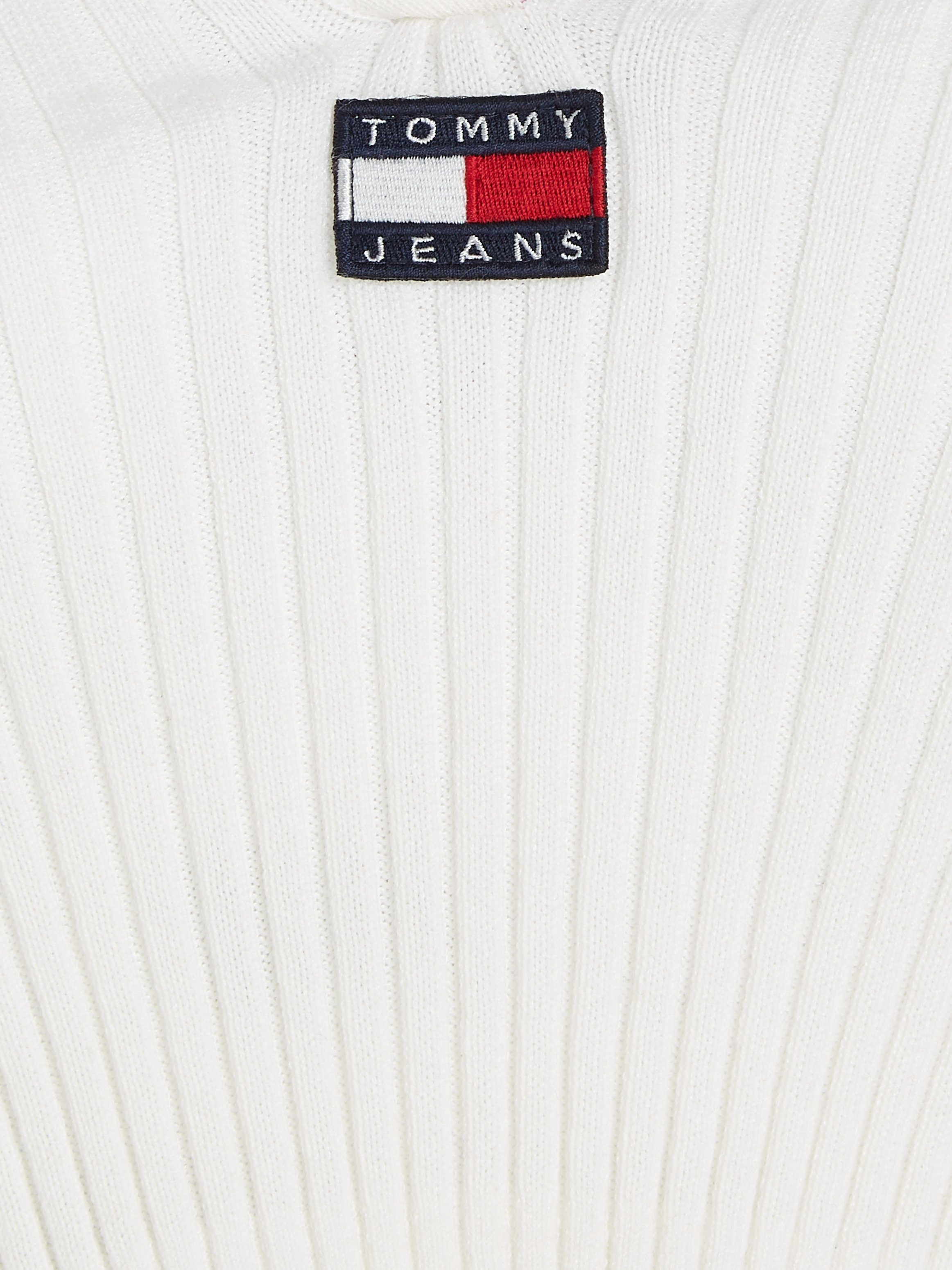 TOMMY JEANS Gebreide trui TJW XS BADGE RIB COLLAR SWEATER