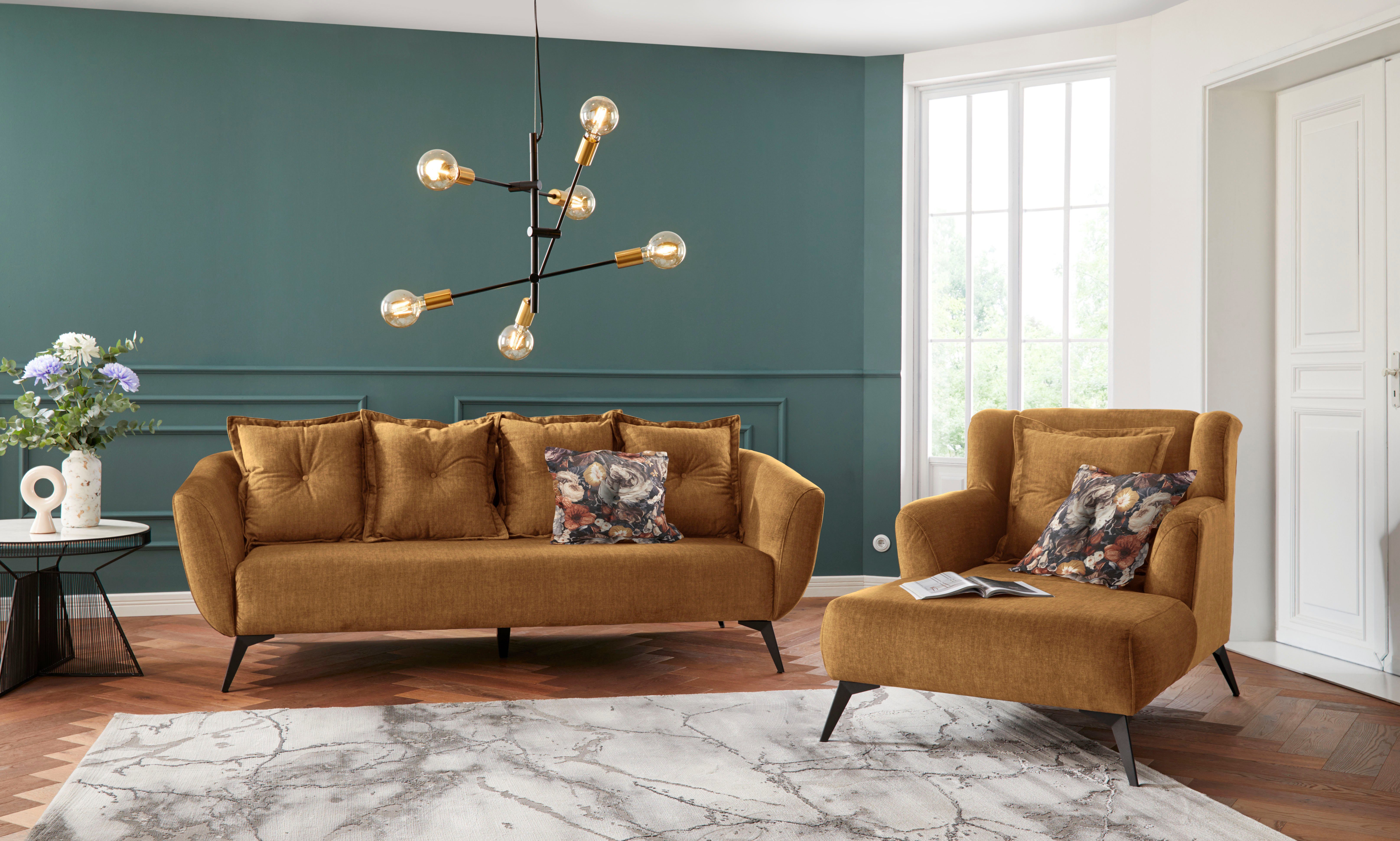 INOSIGN Loveseat Baggio Mega fauteuil voor comfort en ontspanning, tijdloos en modern