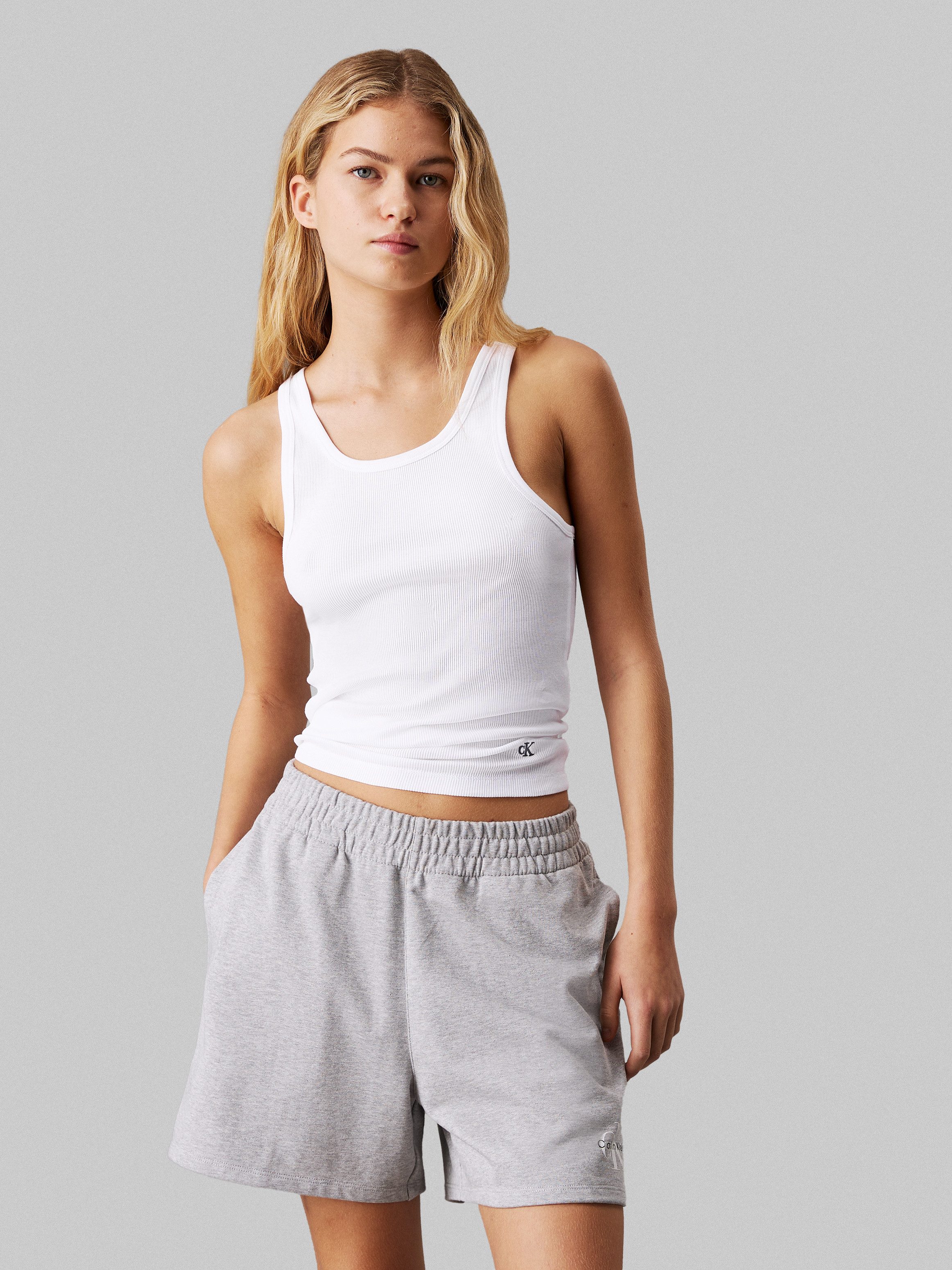 Calvin Klein Tanktop SCOOP NECK COTTON TANK 3PK (3-delig, Set van 3)