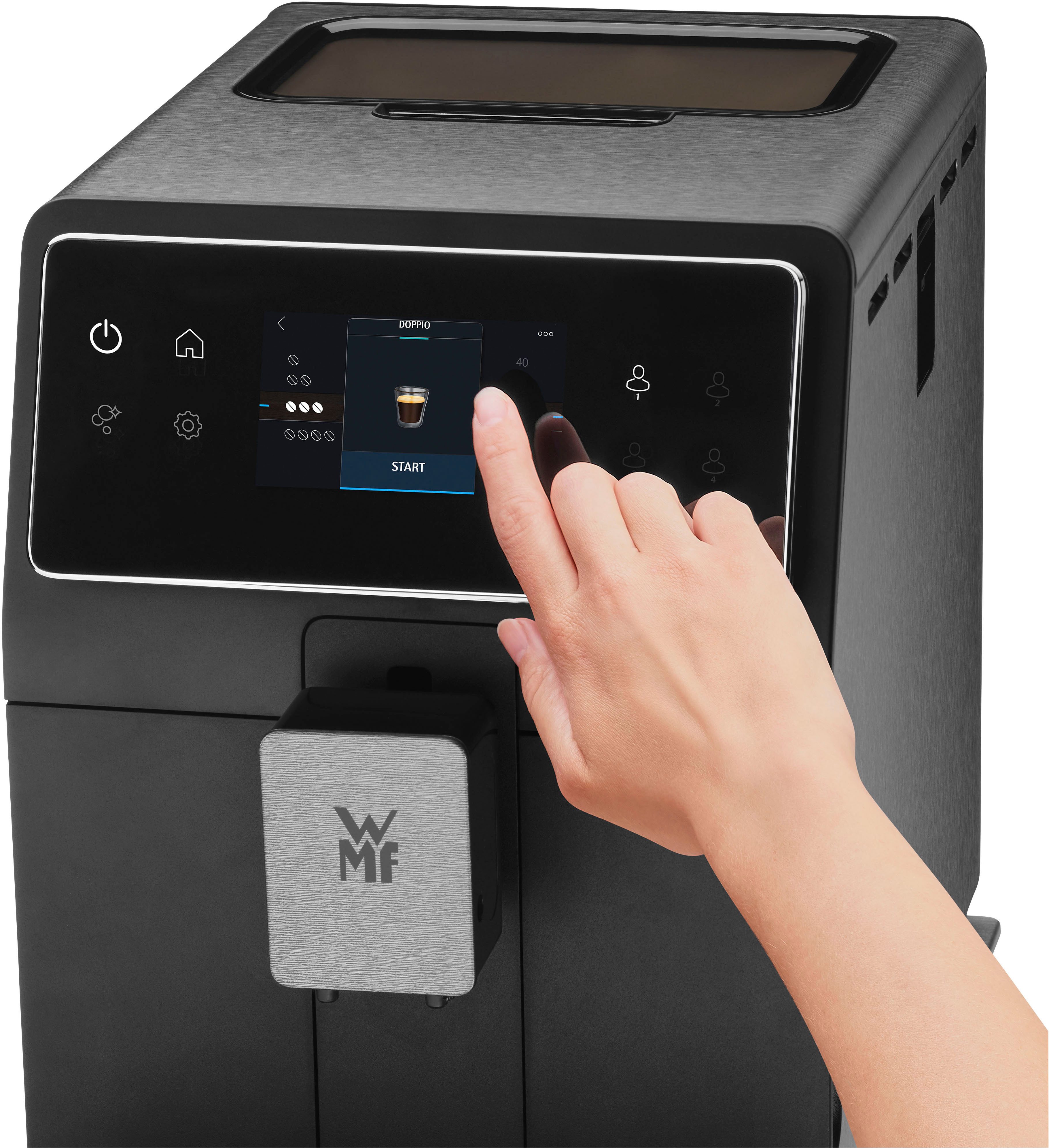 WMF Volautomatisch koffiezetapparaat Perfection 890L CP855815, intuïtieve gebruikersinterface, perfecte melkschuim, zelfreinigend
