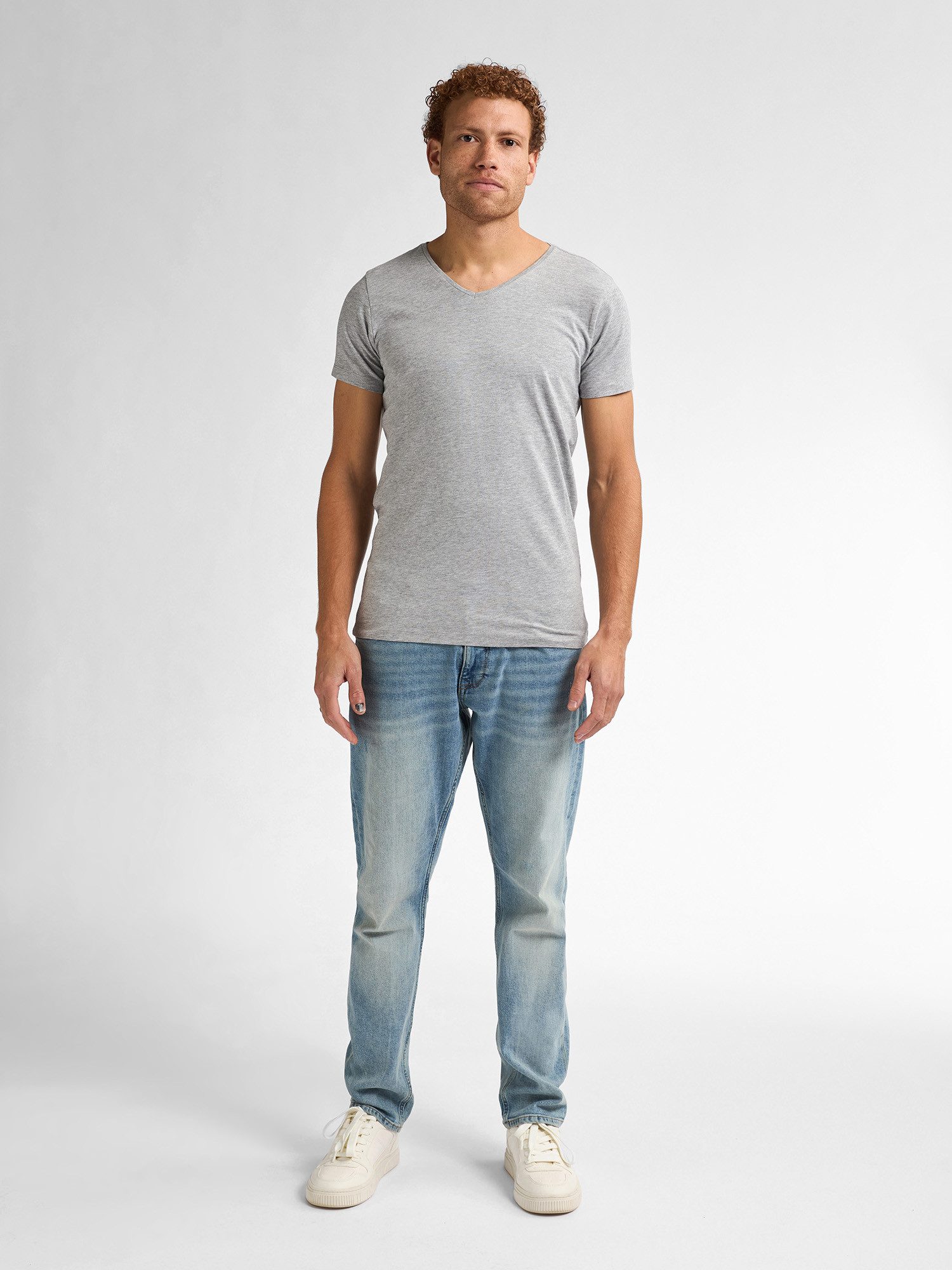 Petrol Industries T-shirt V-hals (Set van 2)