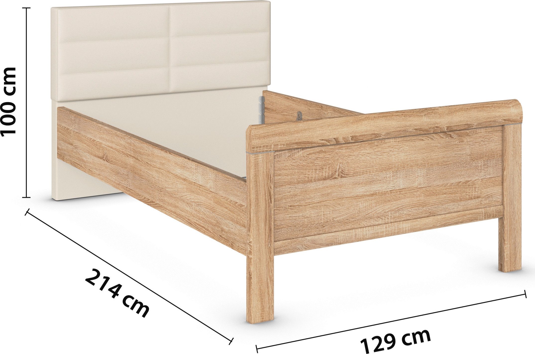 rauch Slaapkamerserie Compleet slaapkamer EVELYN Kast en bed in 2 breedtes, nachtkastje met paneel MADE IN GERMANY (set, 3-delig)