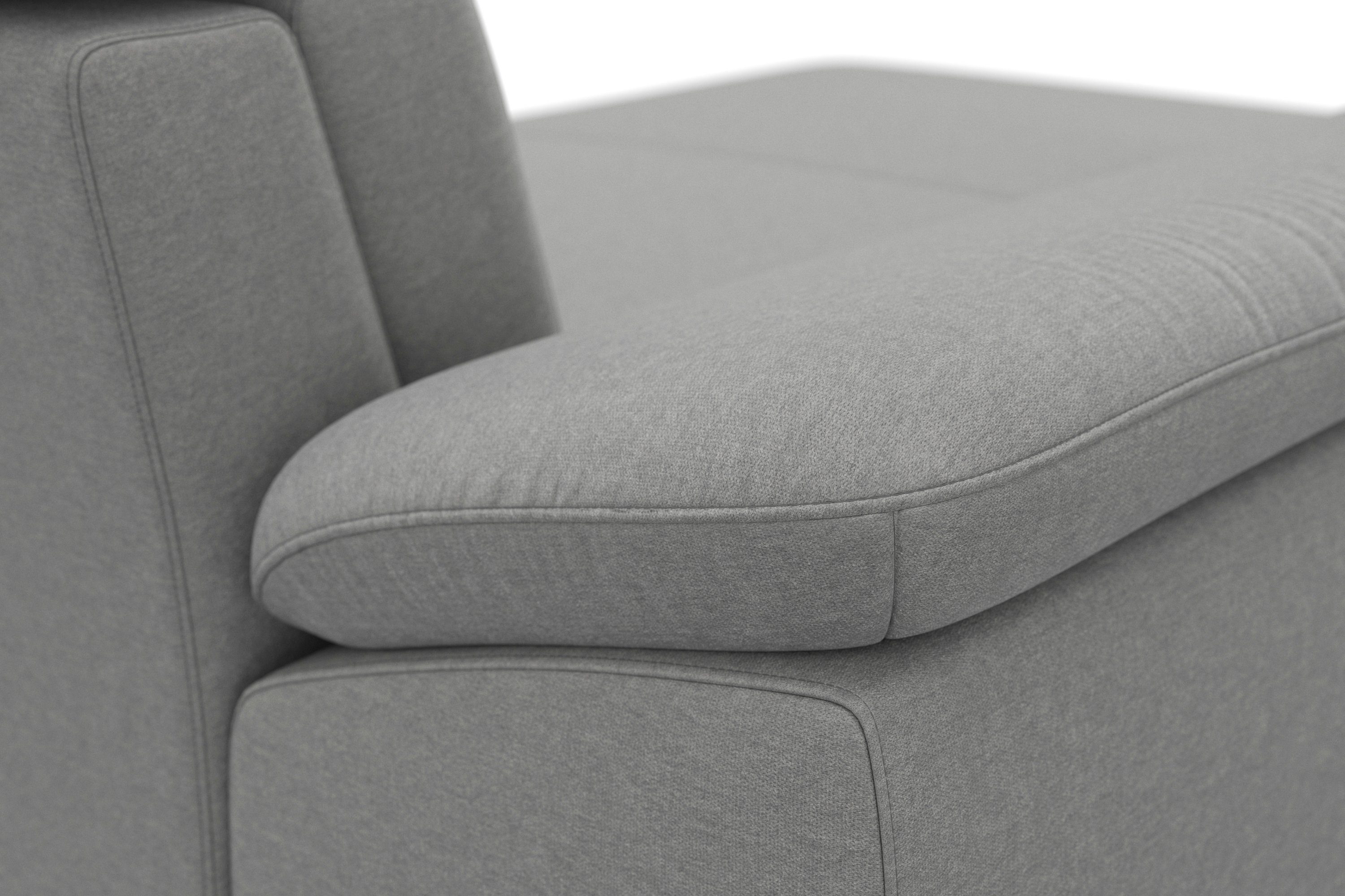 sit&more Zithoek Cabrio U-vorm, met zitdiepteverstelling, arm- en hoofdsteunverstelling