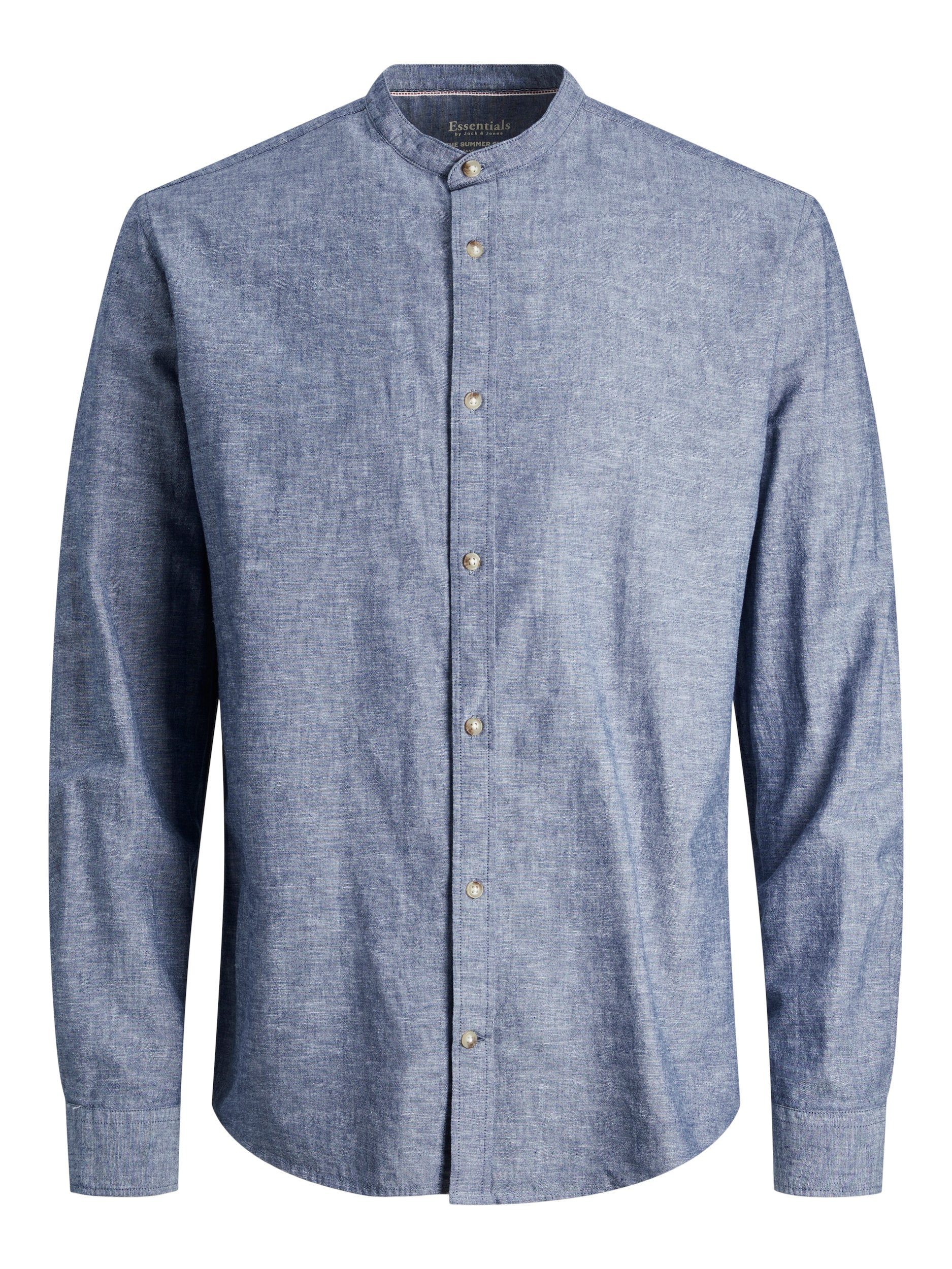 Jack & Jones Overhemd met lange mouwen JJESUMMER BAND LINEN BLEND SHIRT LS SN