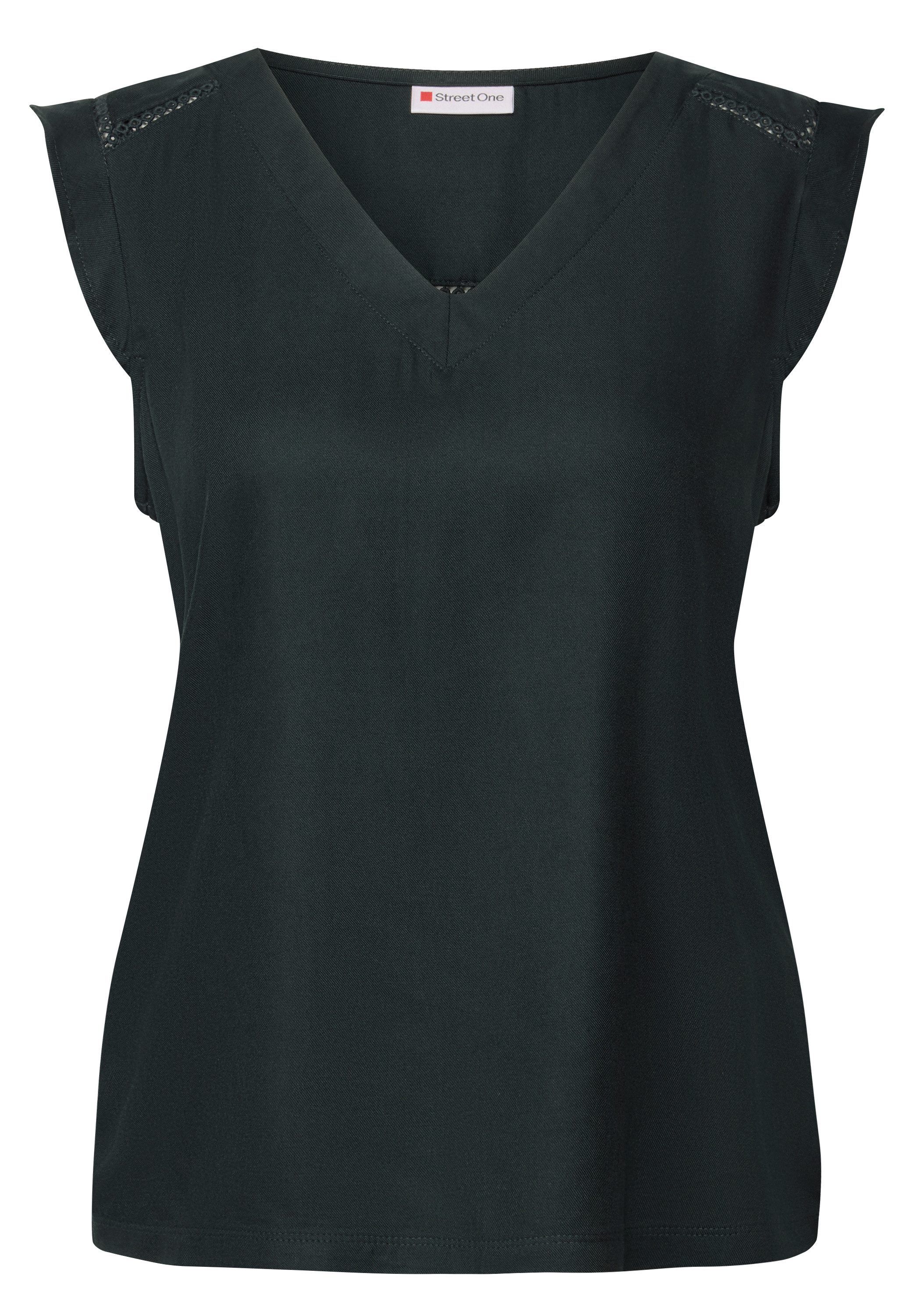 STREET ONE Shirttop met gehaakte details