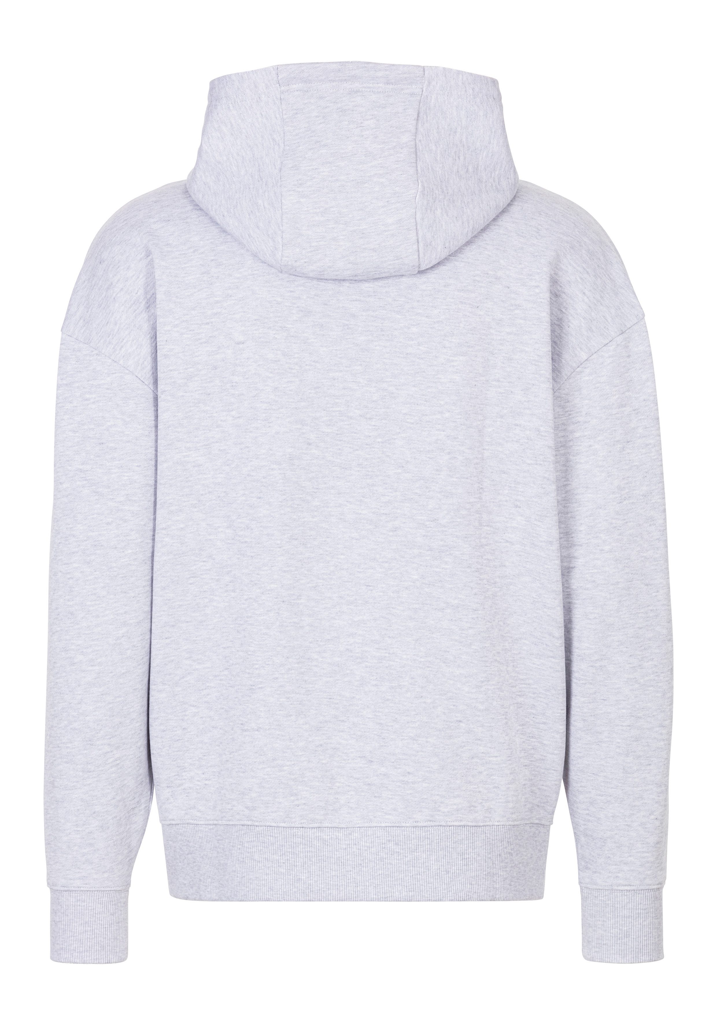 HUGO Blue Sweatvest Doa met capuchon, logo-badge