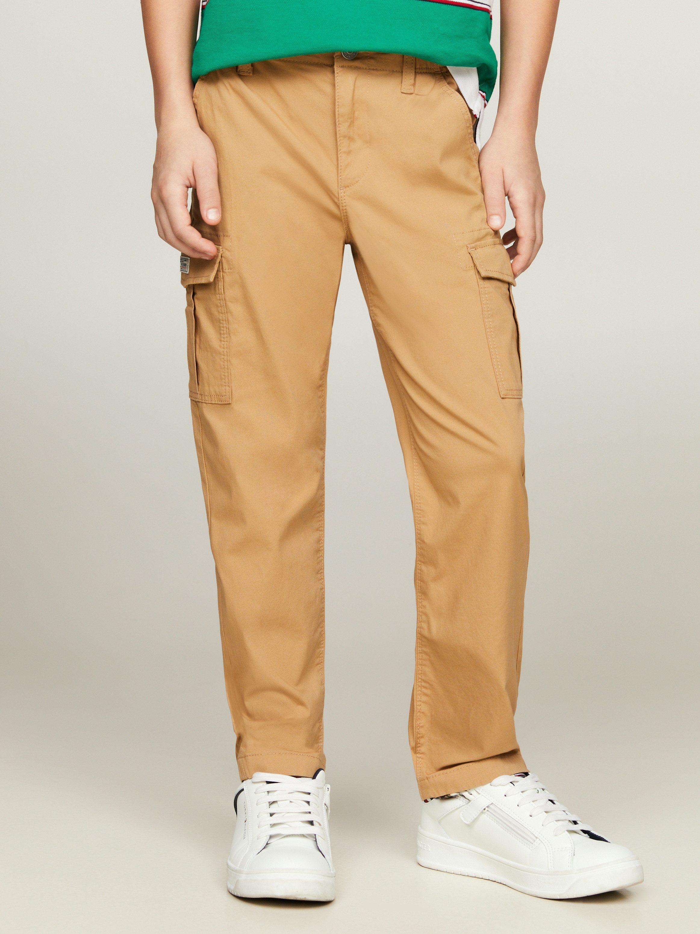 Tommy Hilfiger Geweven broek CARGO WOVEN PANTS Kinderen tot 16 jaar, cargotassen, elastische tailleband