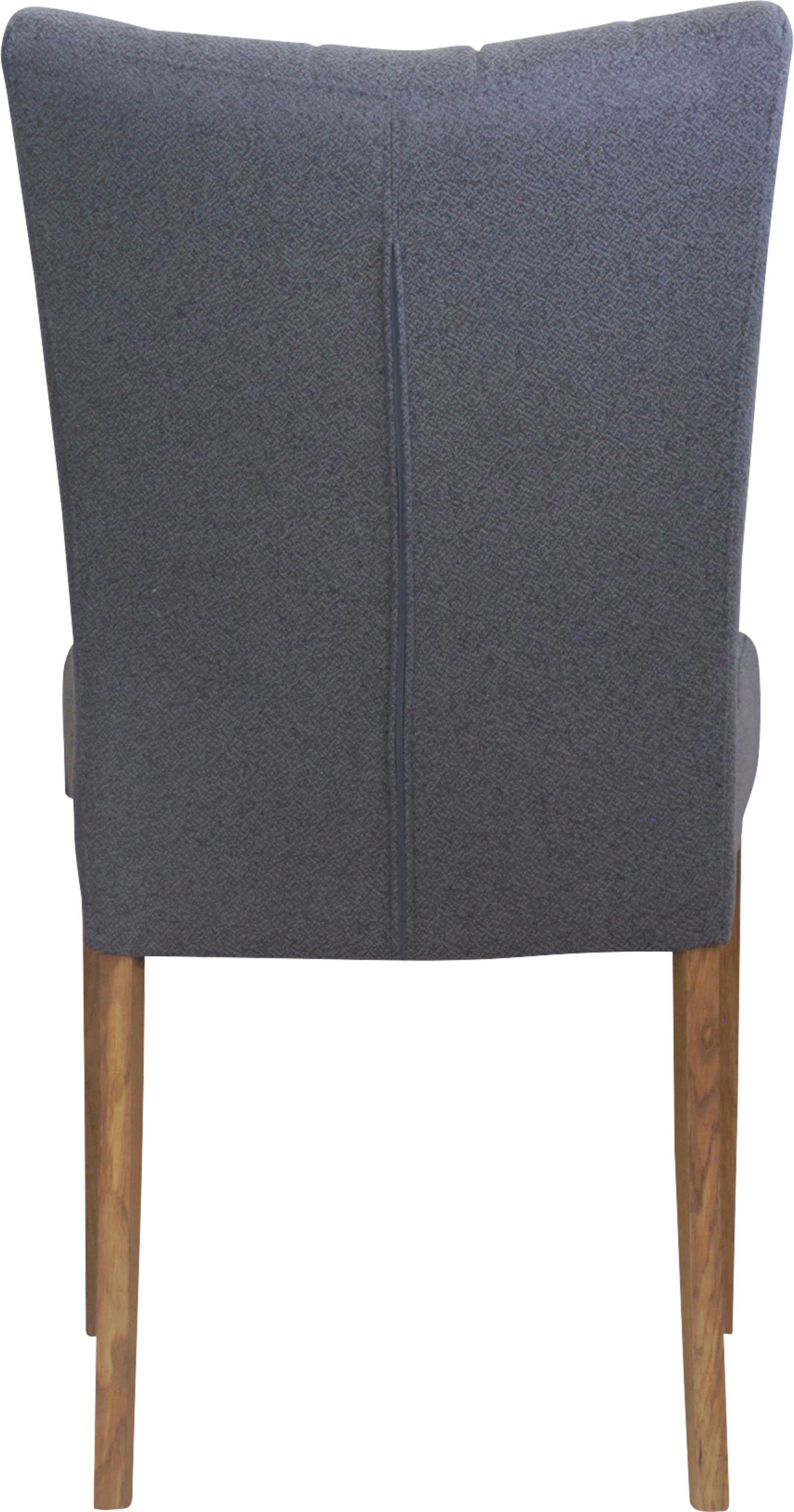 Home affaire Stoel met 4 poten Dia Frame massief eiken geolied (set, 2 stuks)