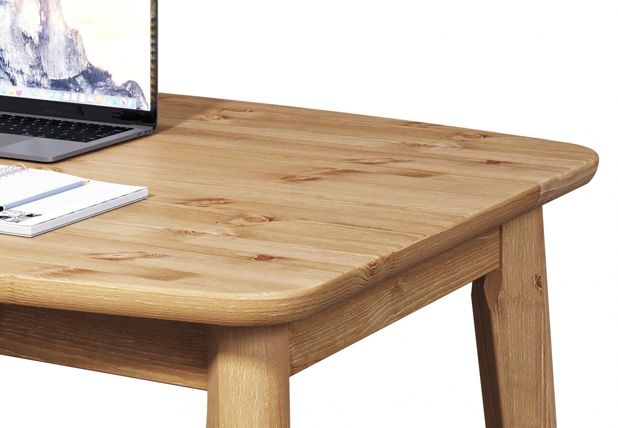 Home affaire Eettafel Palermo, multifunctionele tafel, werktafel, bureau met opbergruimte, opklapbaar blad, home office bureau, massief hout
