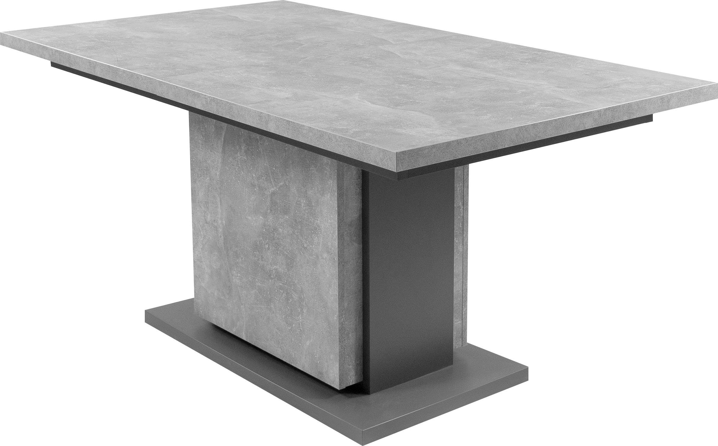 byLIVING Eettafel met uittrekfunctie, in 2 breedten 140-190 cm of 160-215 cm