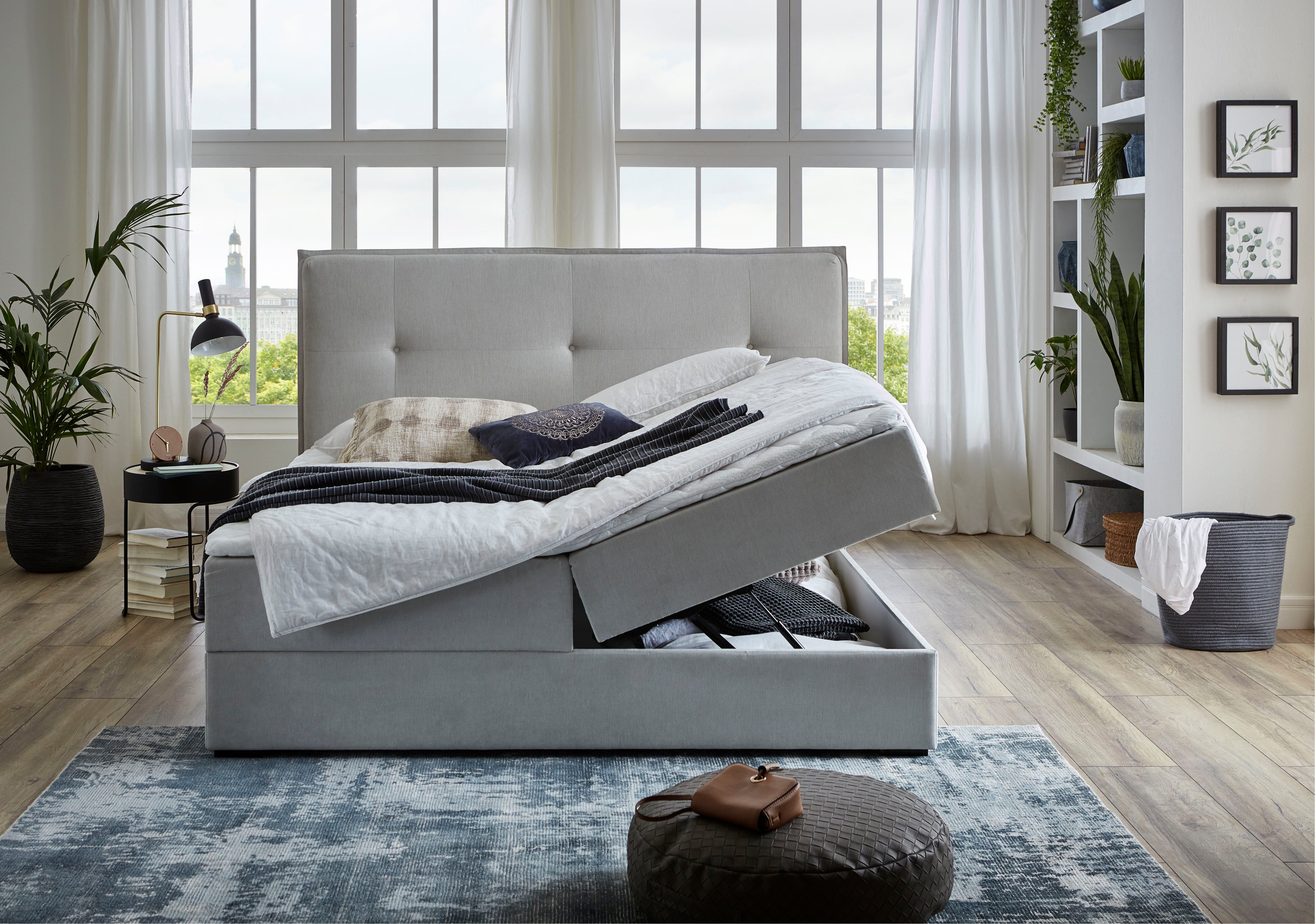 ATLANTIC home collection Boxspring Lucy met bedkist