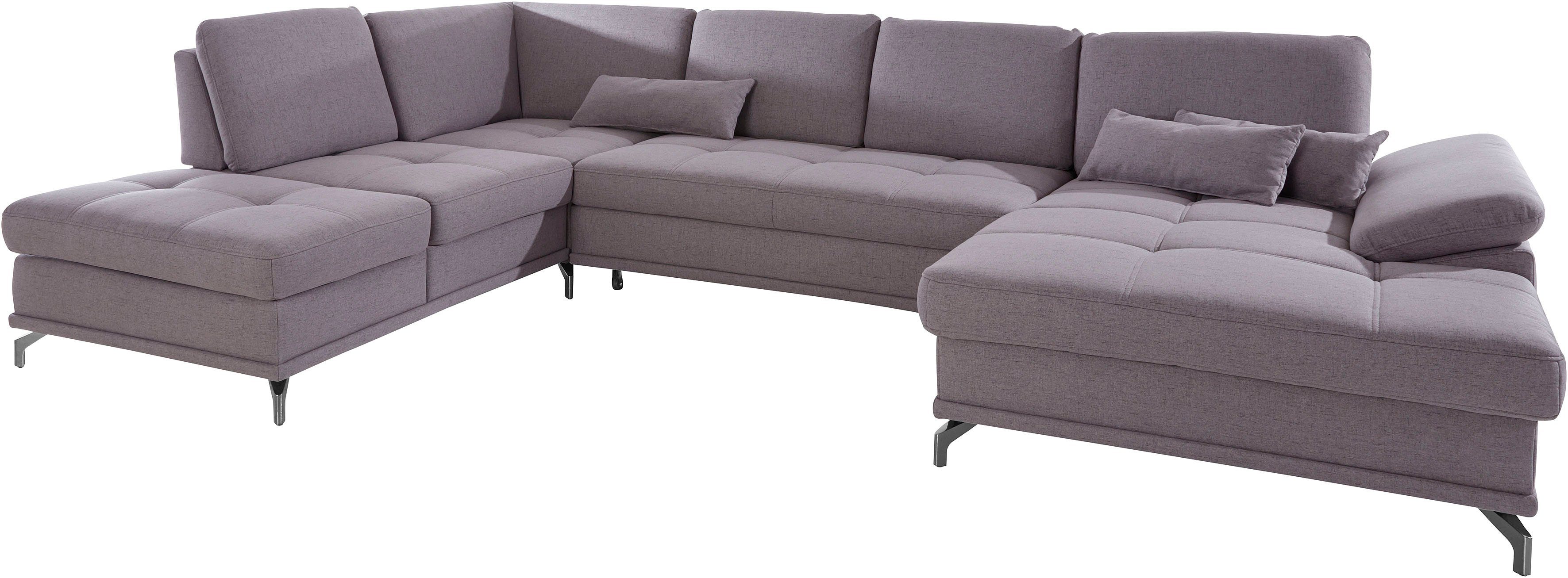 Places of Style Zithoek Costello U-vorm, met zitdiepteverstelling, armleuningverstelling en