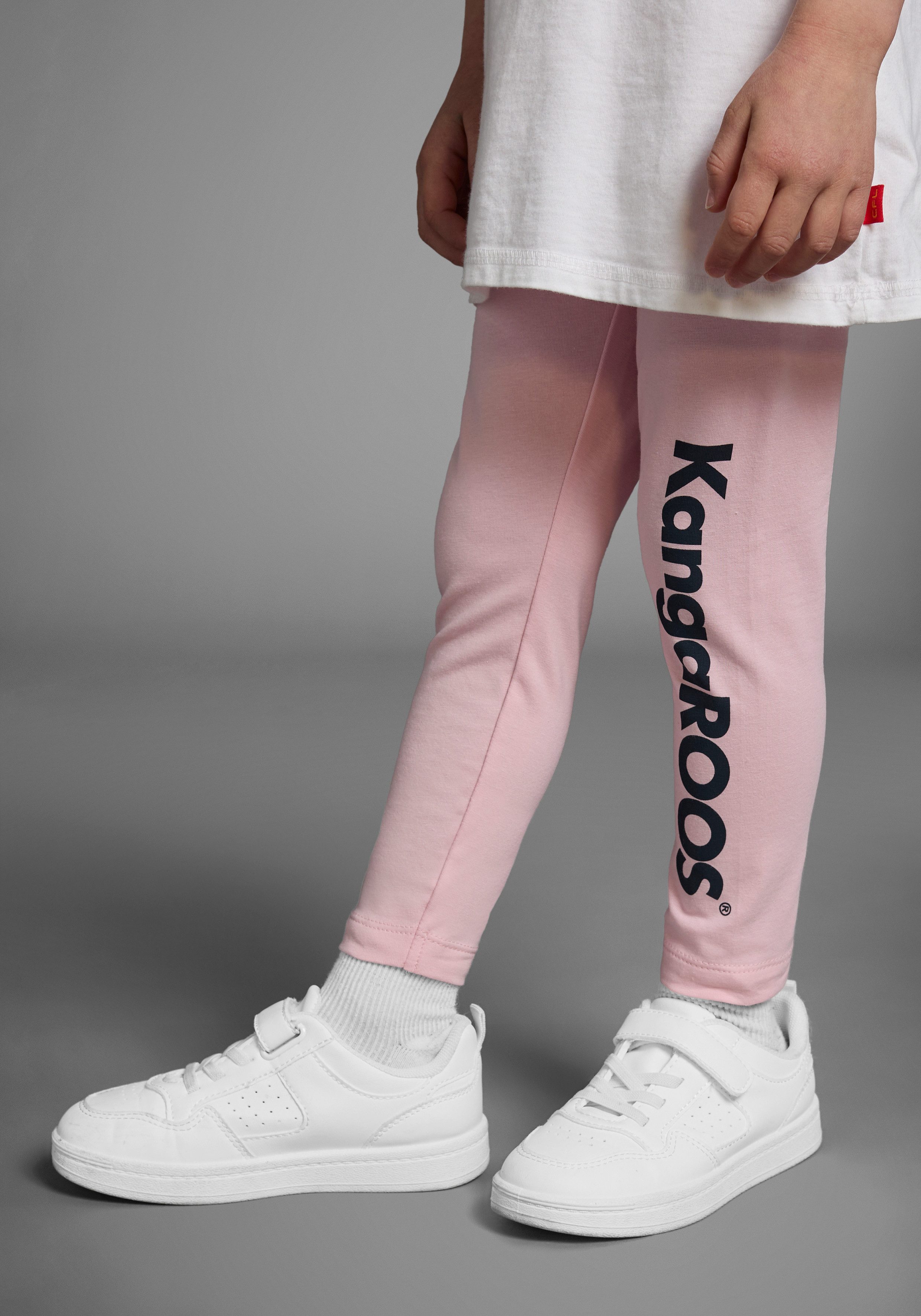 KangaROOS Legging 2-pack leggings met Kangaroos opschrift (set, 2-delig)
