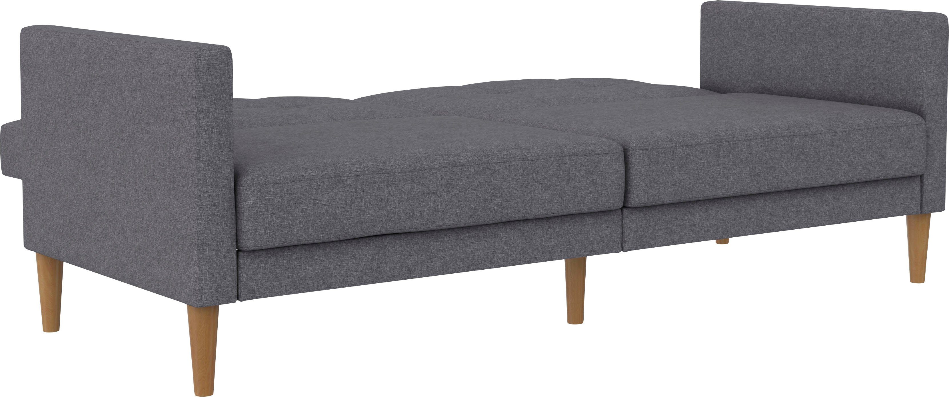 Dorel Home 3-zitsbank Lilly Bedfunctie, rugleuning 3-voudig verstelbaar, zithoogte 43 cm