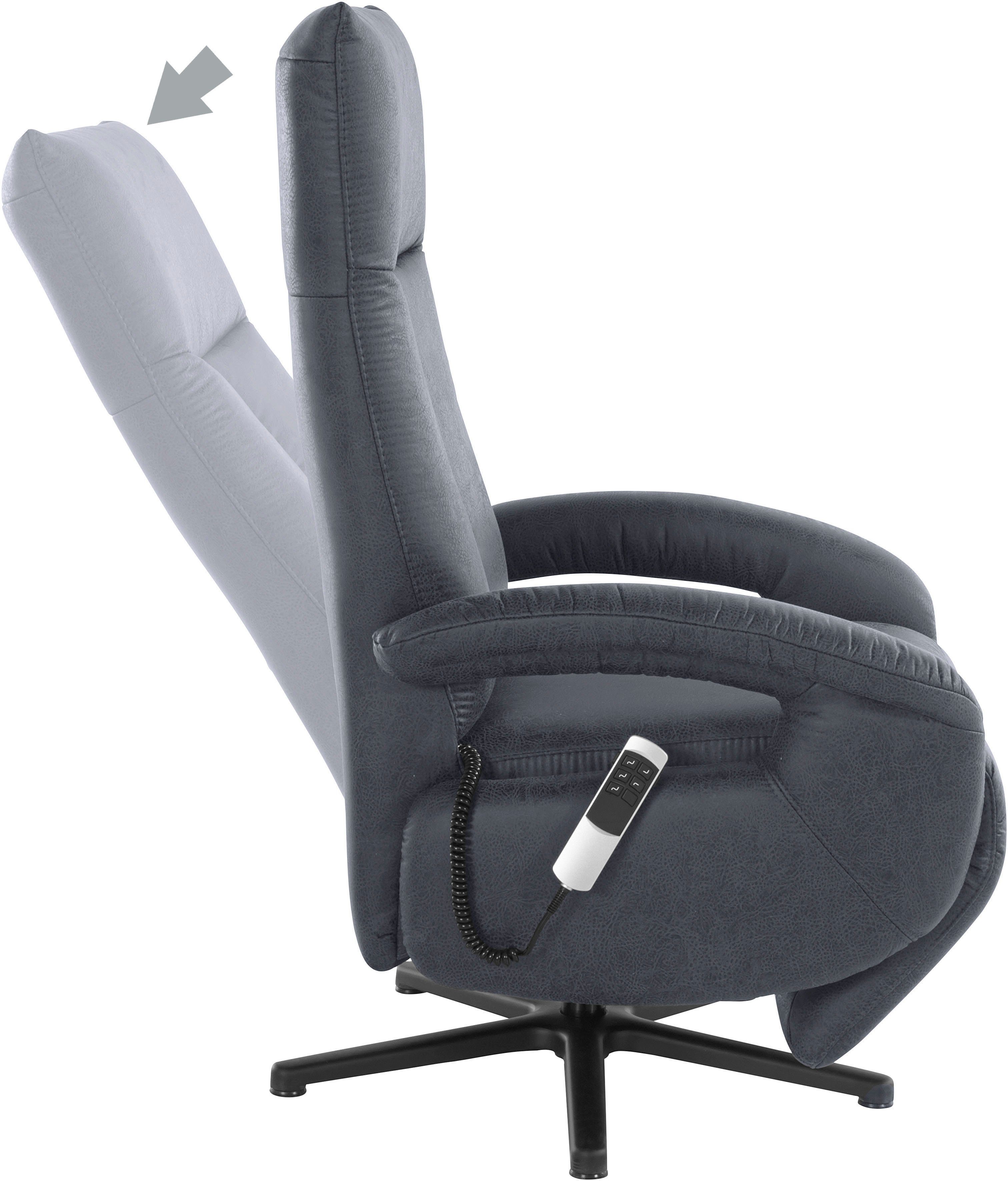 sit&more Relaxfauteuil Tycoon naar keuze handmatig, met twee motoren of met accu of met 2 motoren