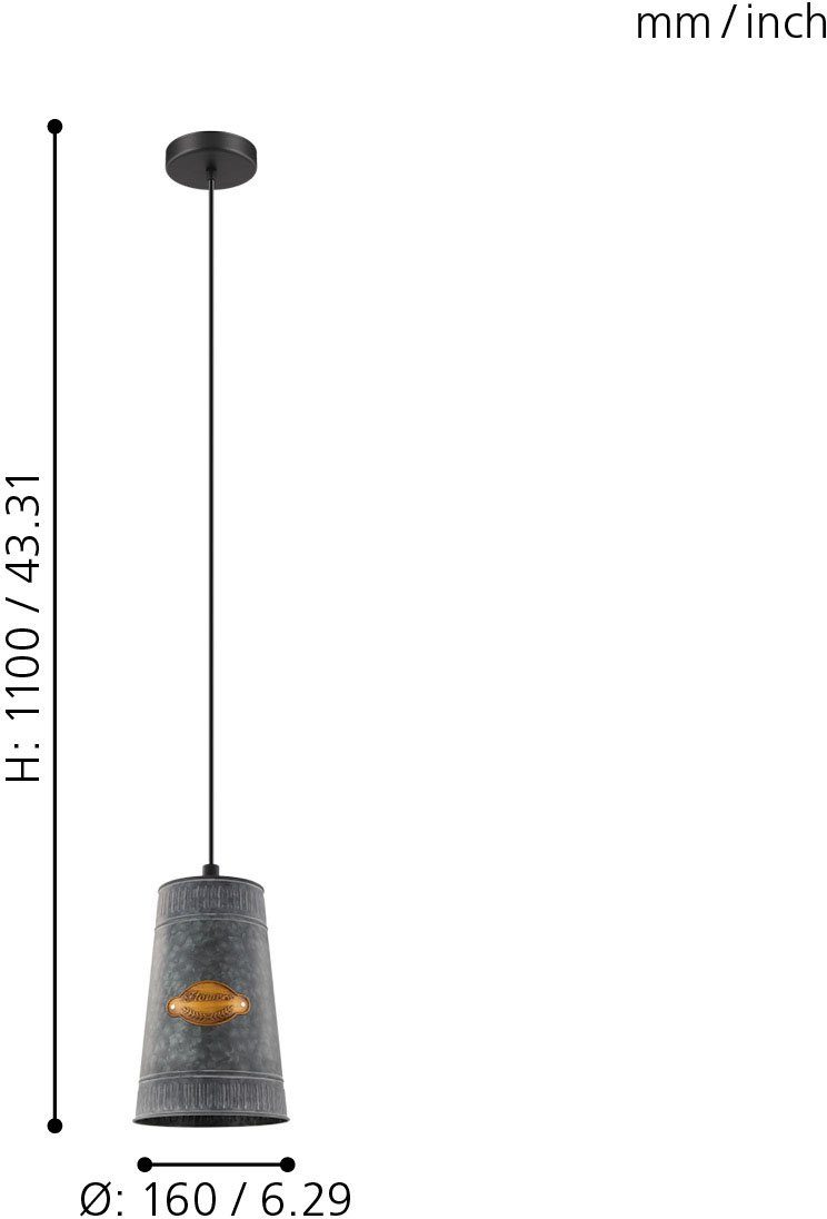 EGLO Hanglamp HONEYBOURNE Hanglicht, Hanglamp Nu Online Kopen | OTTO